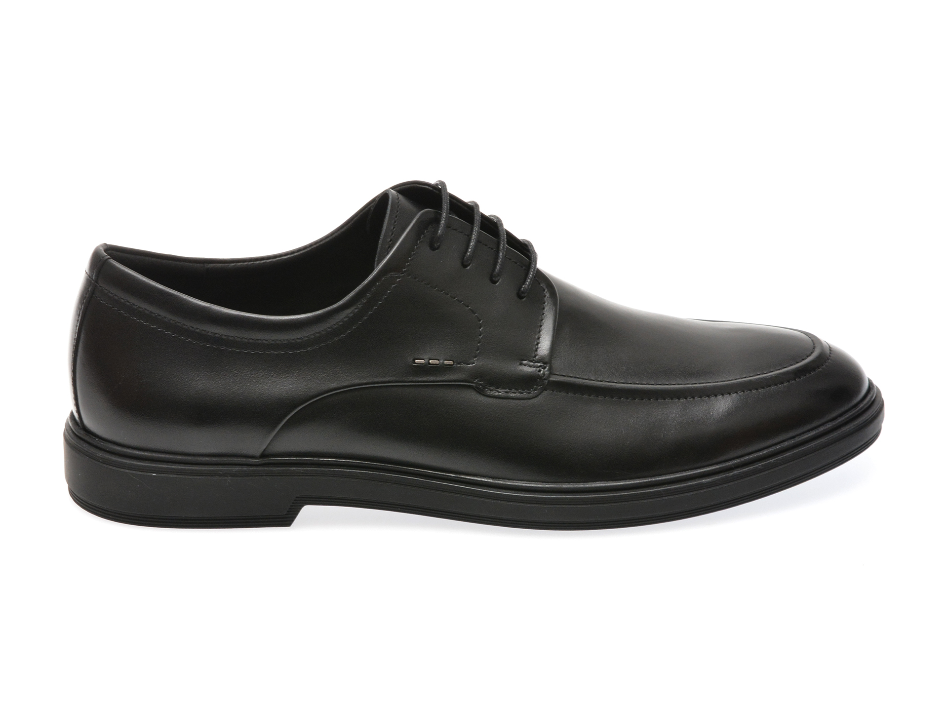 Pantofi casual OTTER negri, 917205, din piele naturala