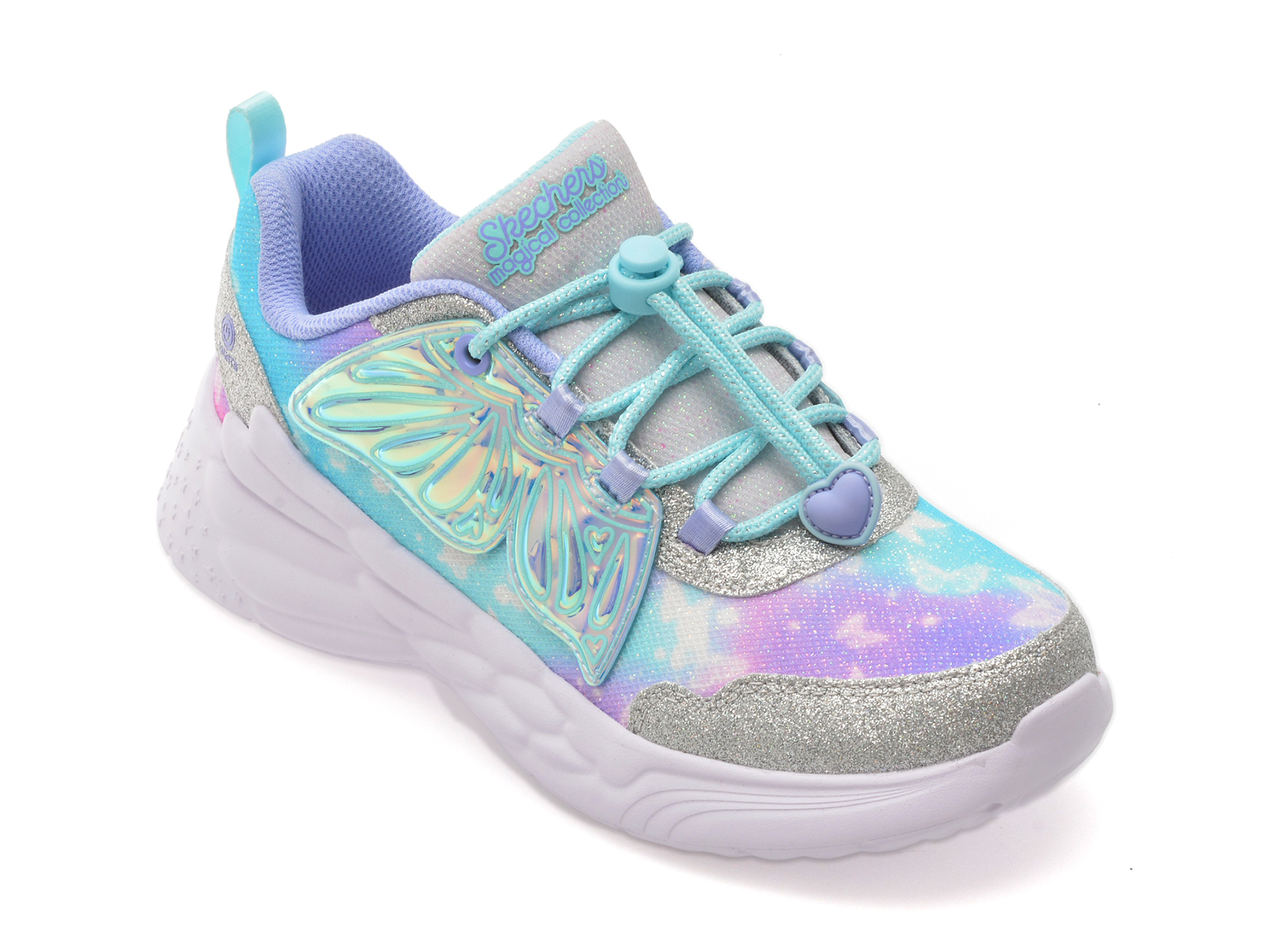 Pantofi casual SKECHERS multicolor, 303055L, din piele ecologica