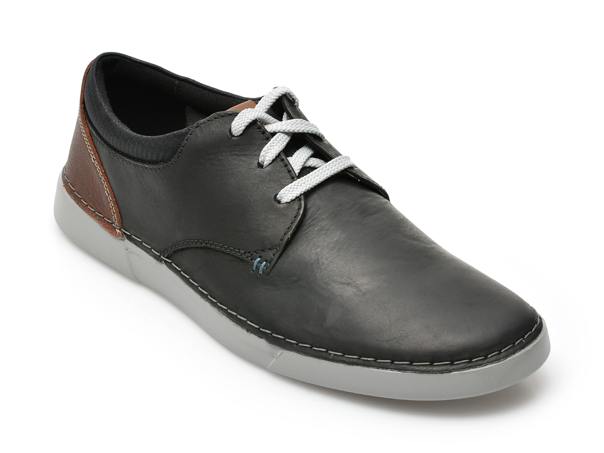 Pantofi CLARKS negri, GERELAC, din piele naturala 2022 ❤️ Pret Super tezyo.ro imagine noua 2022