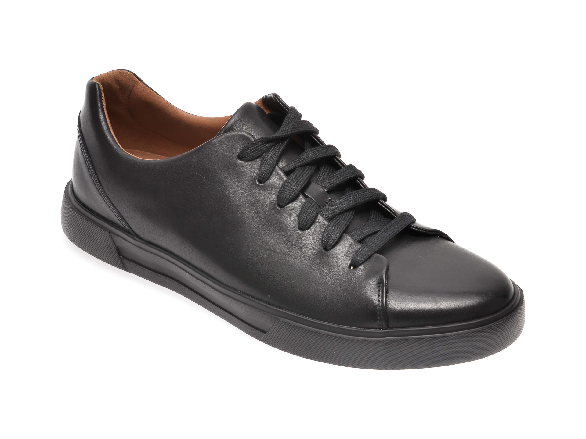 Pantofi CLARKS negri, Un Costa Lace, din piele naturala