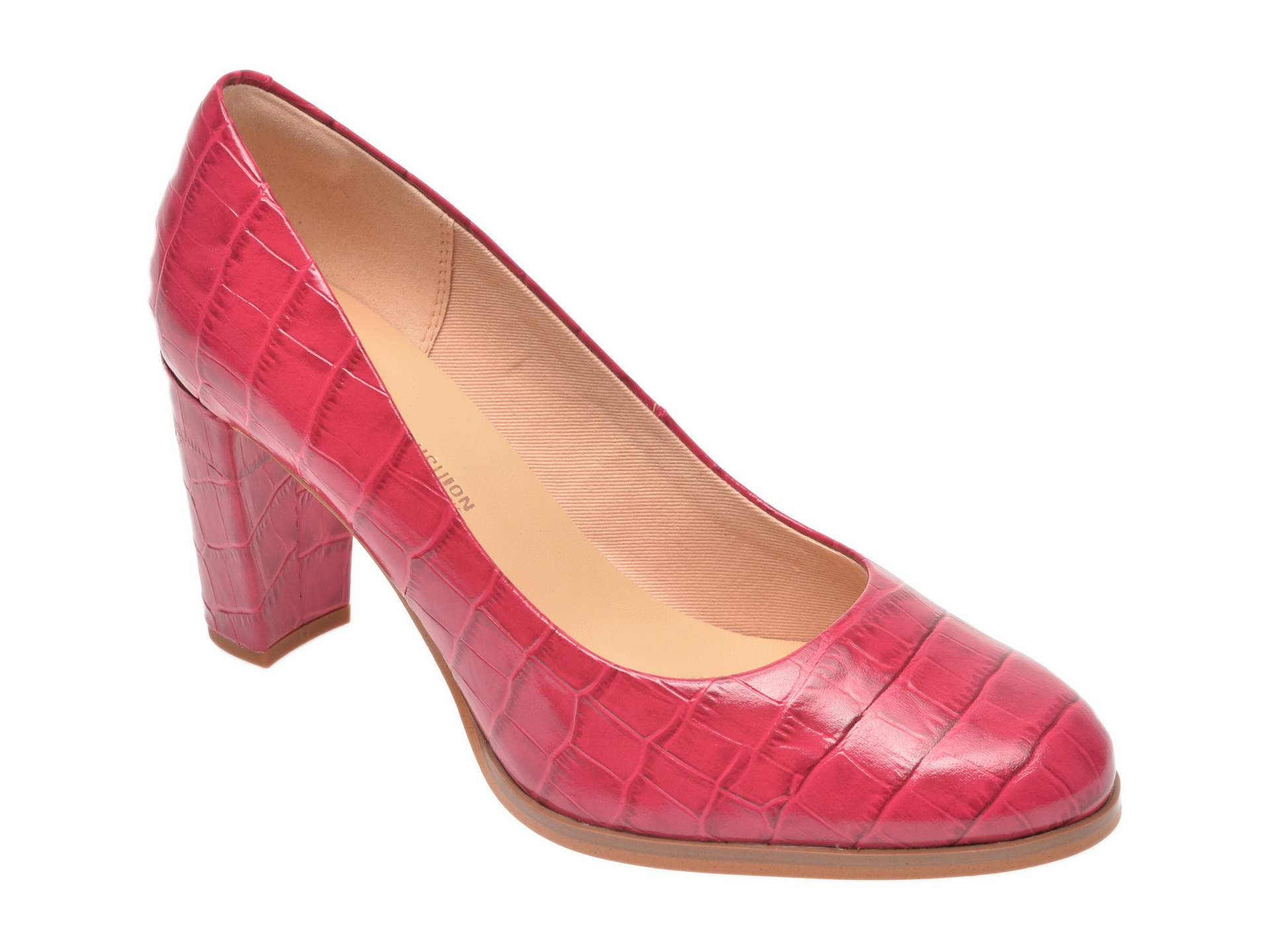 Pantofi CLARKS roz, Kaylin Cara, din piele naturala