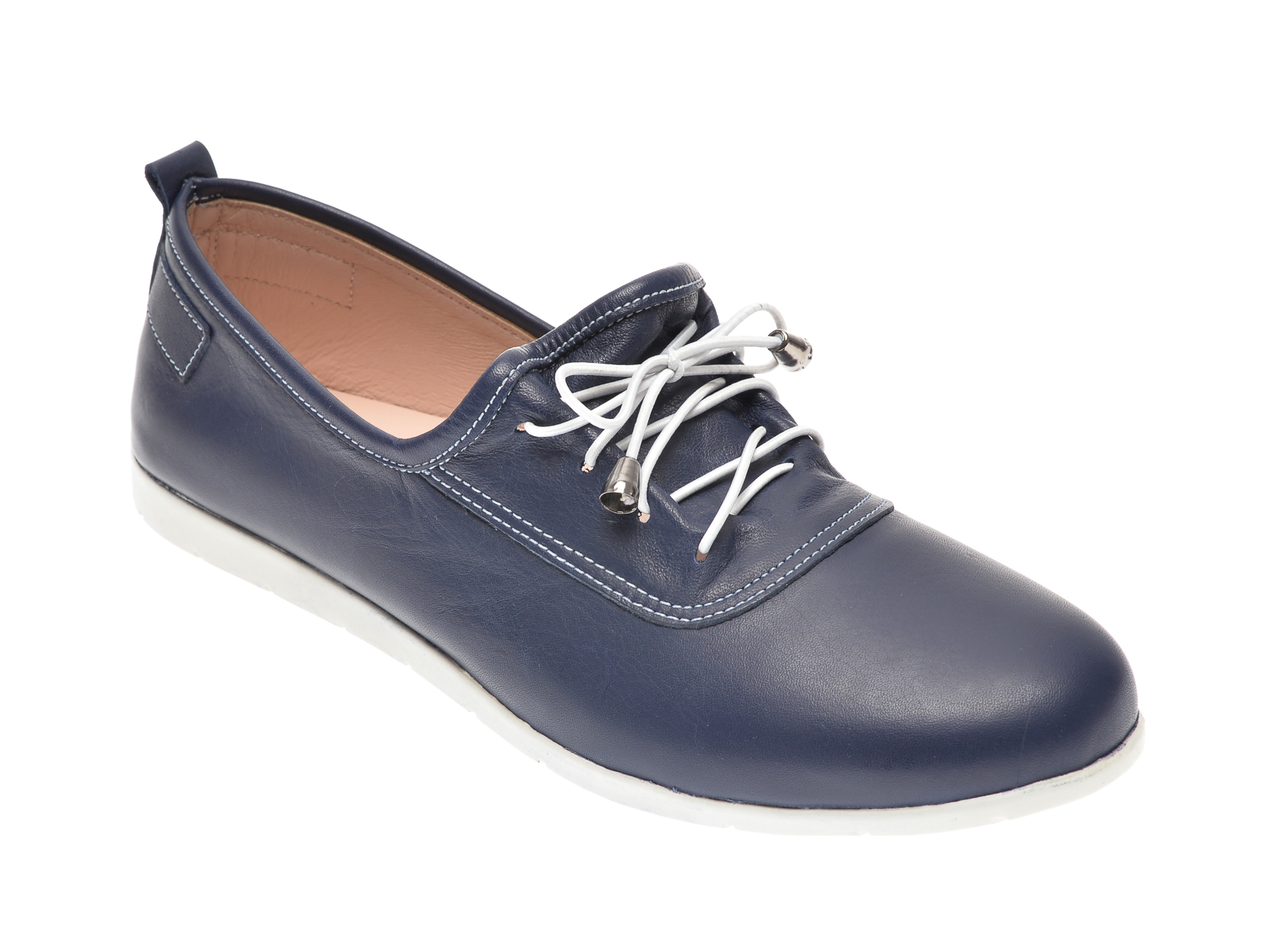 Pantofi ECLIPSE bleumarin, 408, din piele naturala