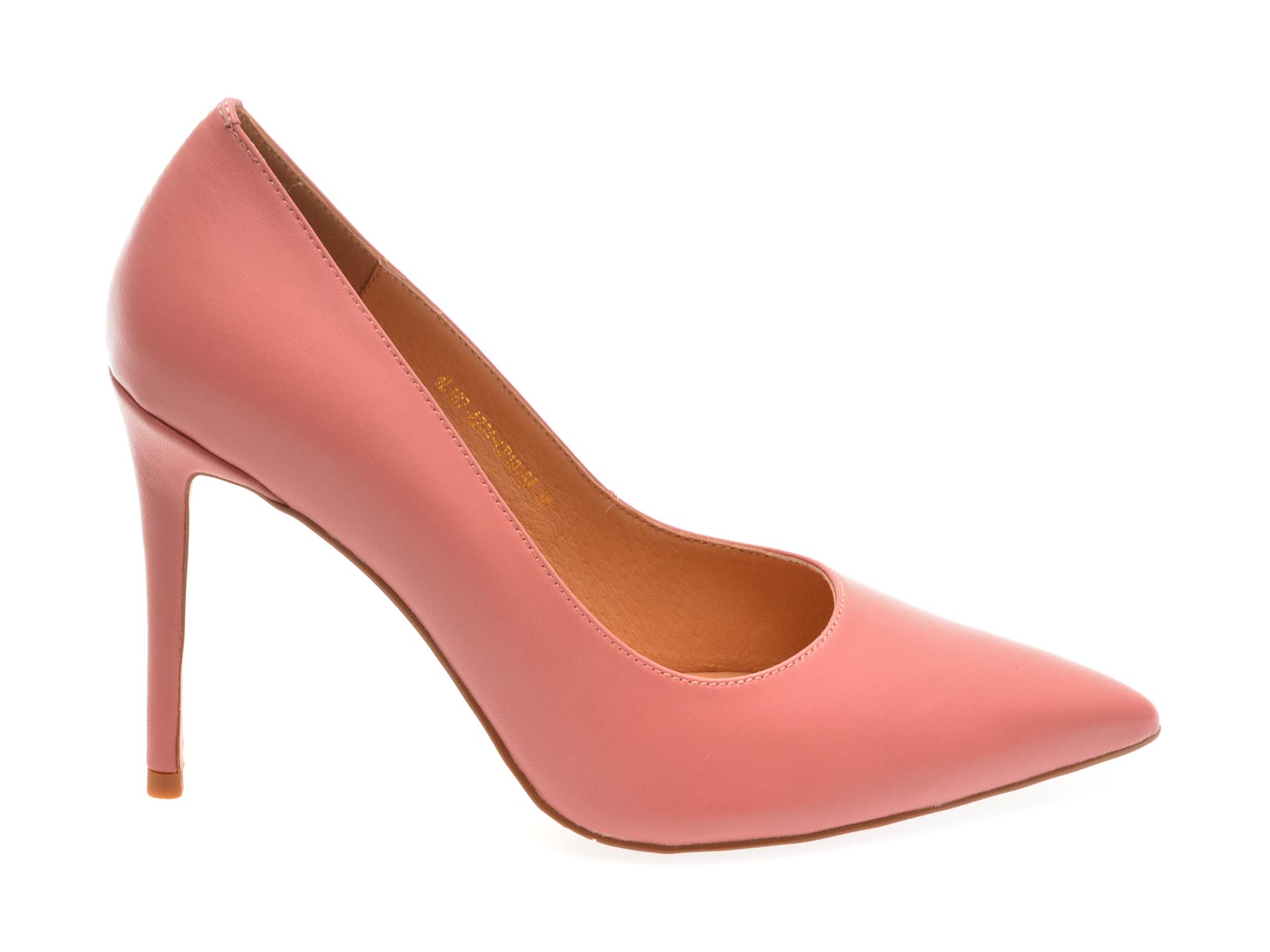 Pantofi eleganti EPICA roz, A234, din piele naturala