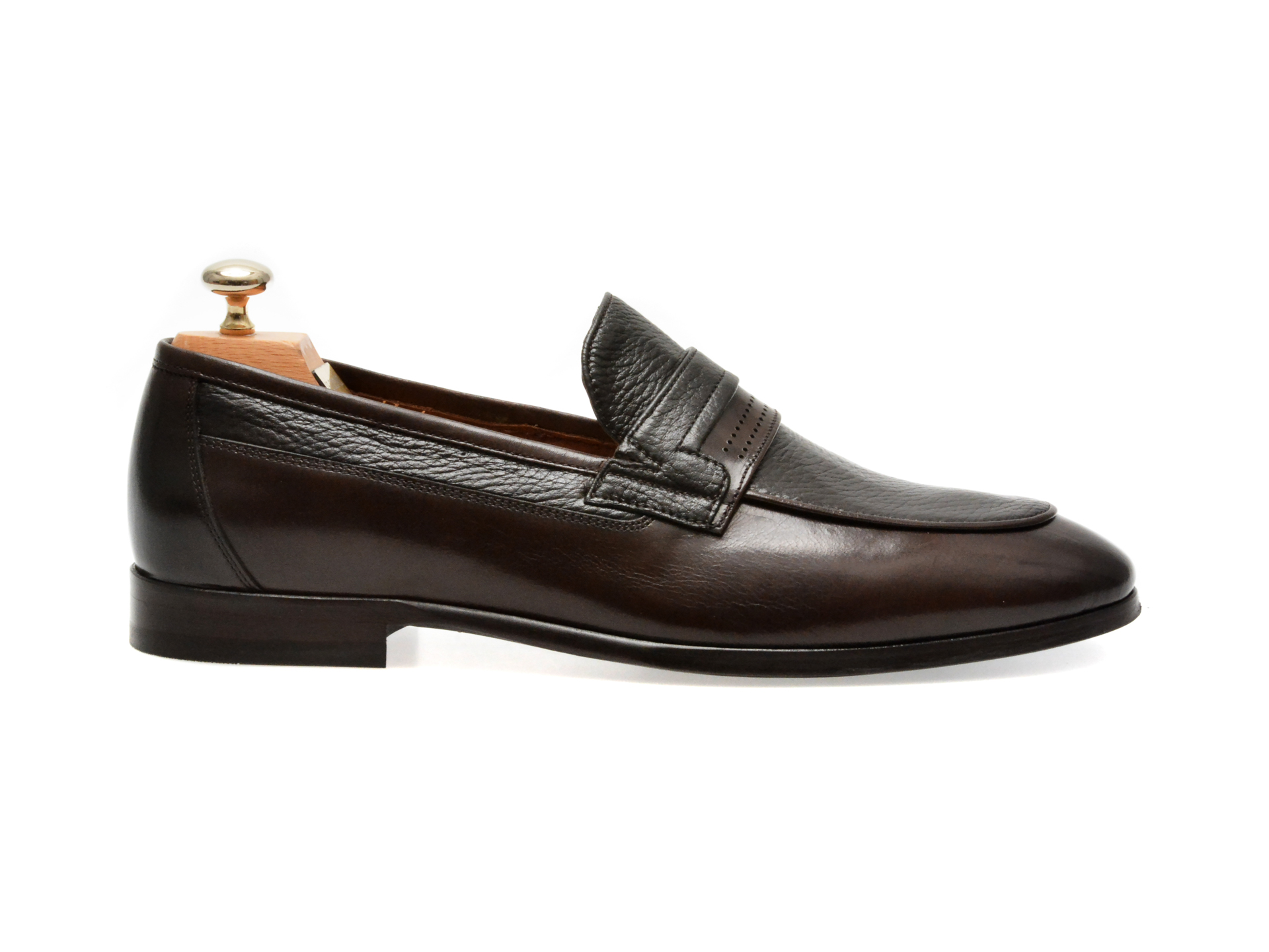 Pantofi eleganti LE COLONEL maro, 630121, din piele naturala