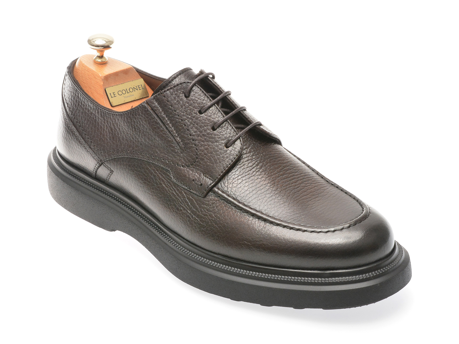 Pantofi eleganti LE COLONEL maro, 71601, din piele naturala