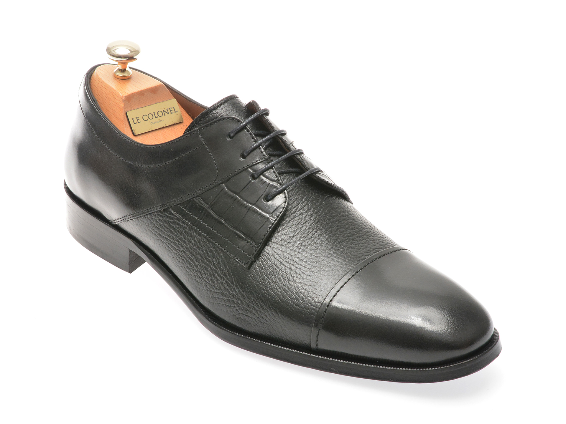 Pantofi eleganti LE COLONEL negri, 48495, din piele naturala