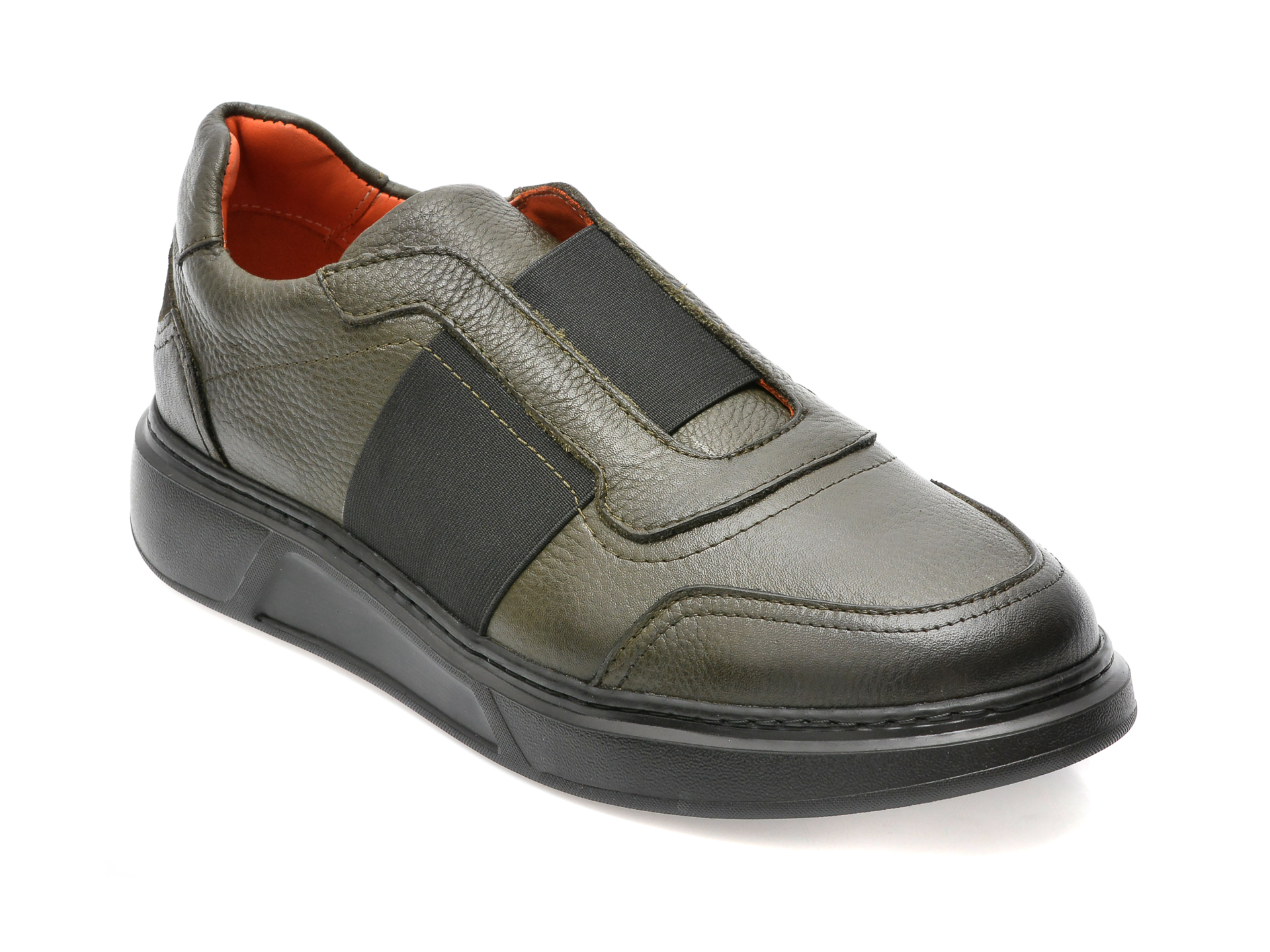 Pantofi EPICA kaki, 3394, din piele naturala