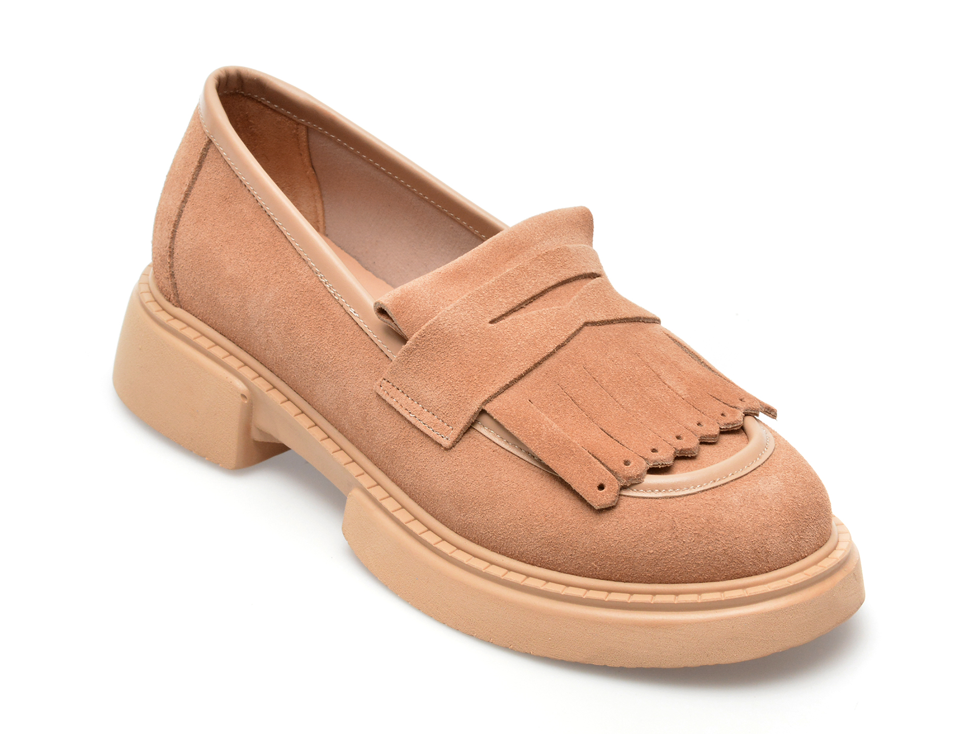 Pantofi EPICA maro, 116723, din piele intoarsa Femei 2023-11-29