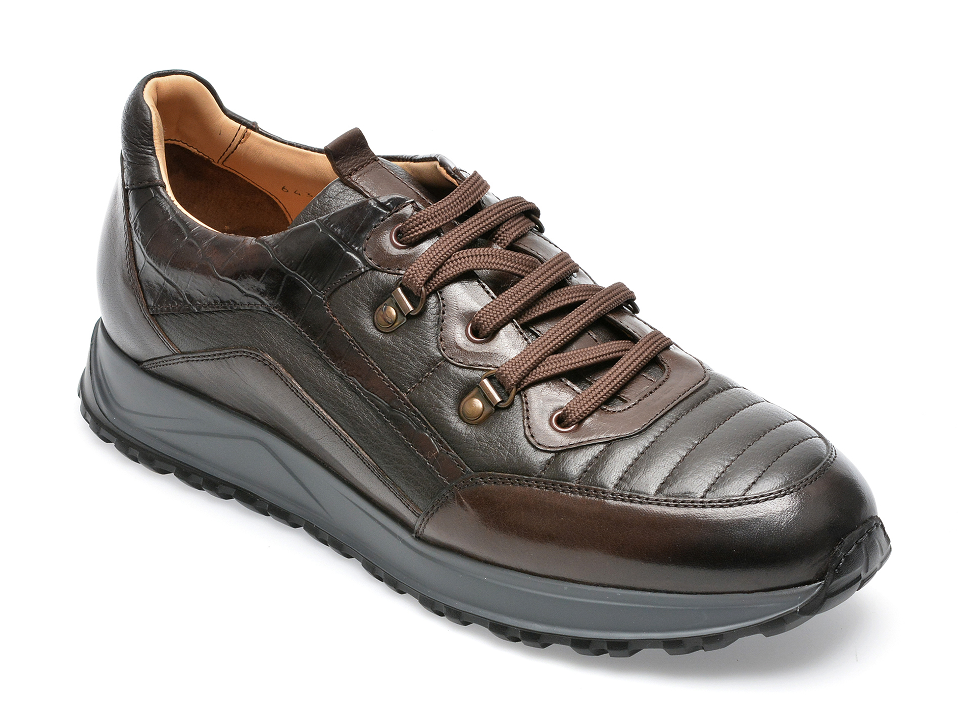 Pantofi EPICA maro, 64328, din piele naturala
