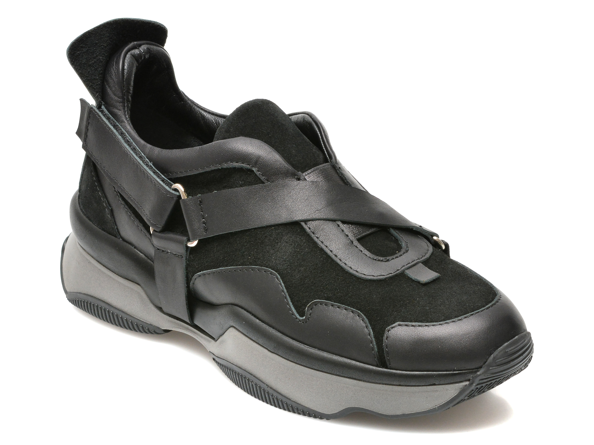 Pantofi EPICA negri, 2932151, din piele naturala Epica imagine reduceri