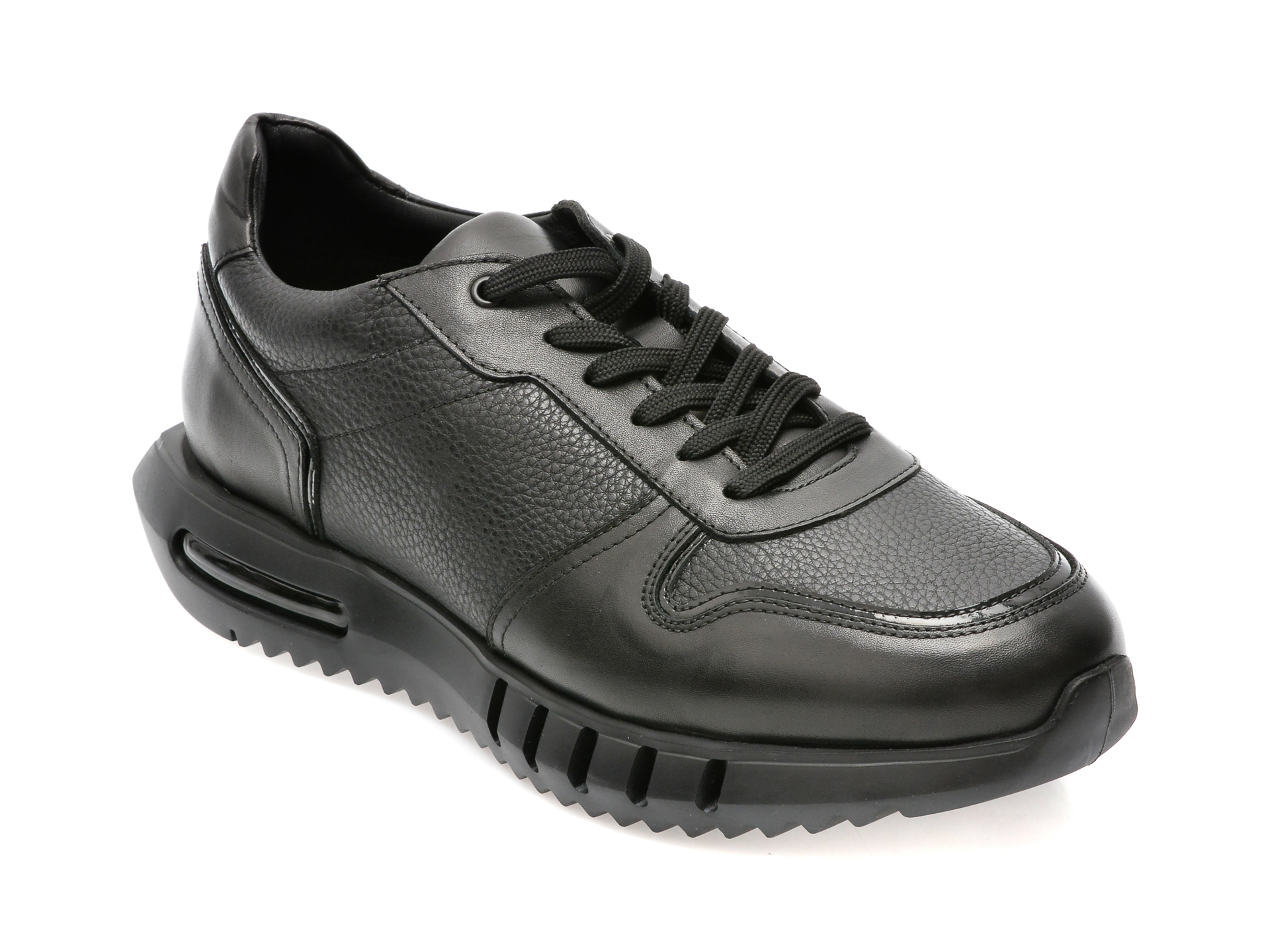 Pantofi EPICA negri, 3246, din piele naturala
