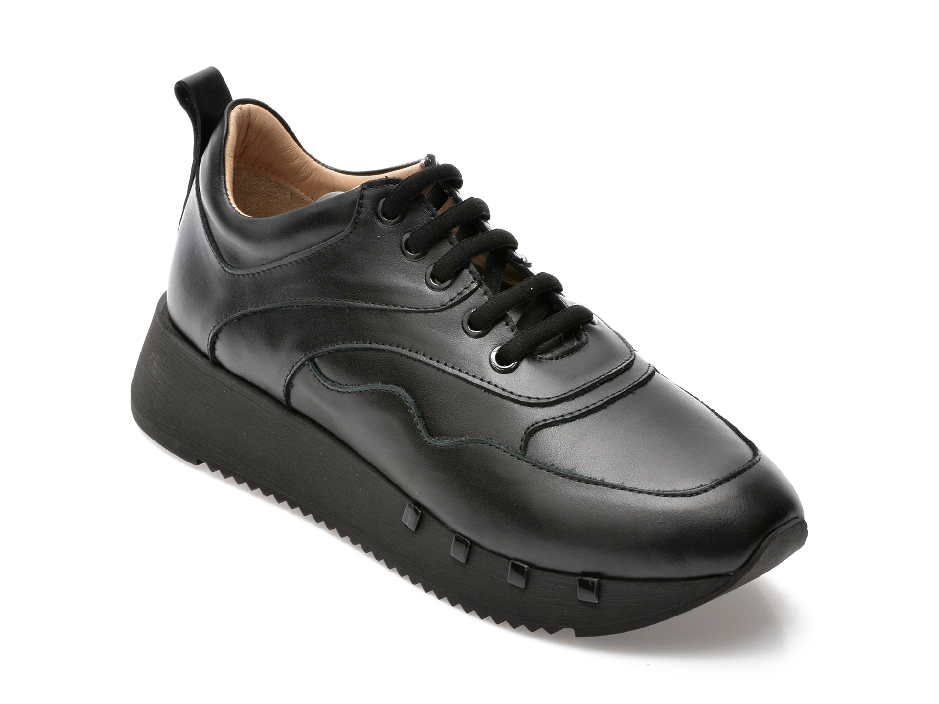 Pantofi EPICA negri, 42210, din piele naturala /femei/pantofi imagine noua