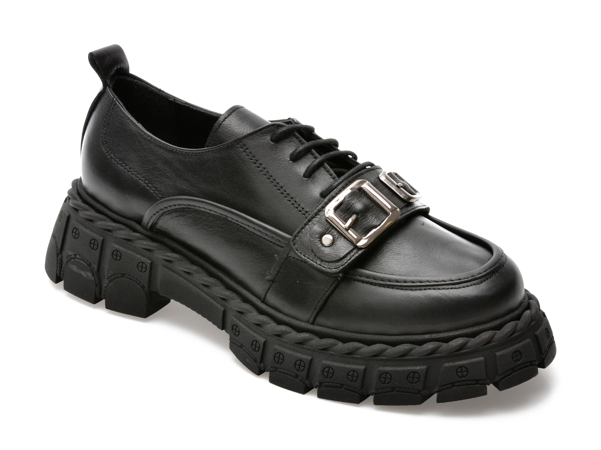 Pantofi EPICA negri, 523440, din piele naturala /femei/pantofi imagine noua