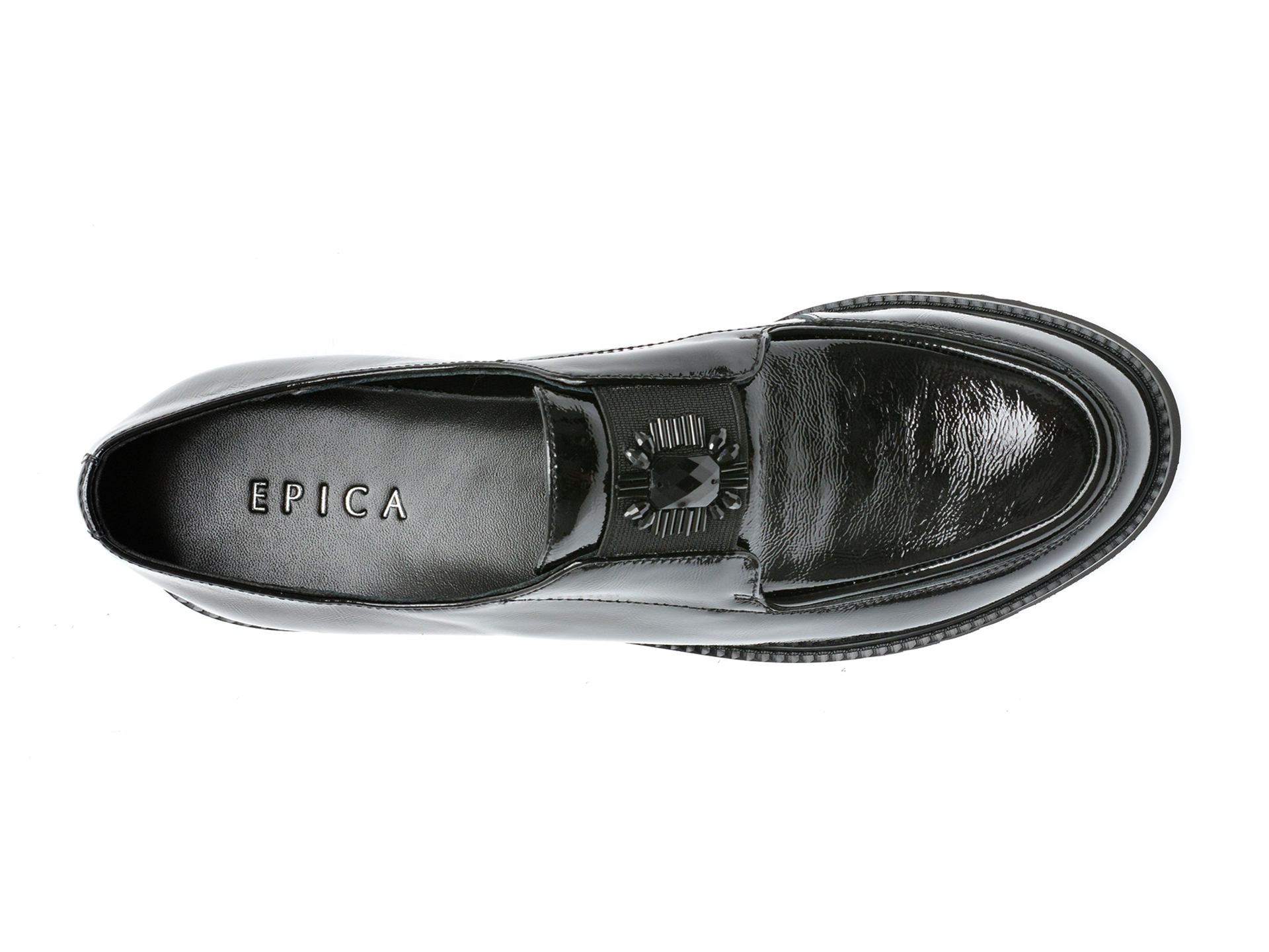 Poze Pantofi EPICA negri, G423S64, din piele naturala lacuita tezyo.ro