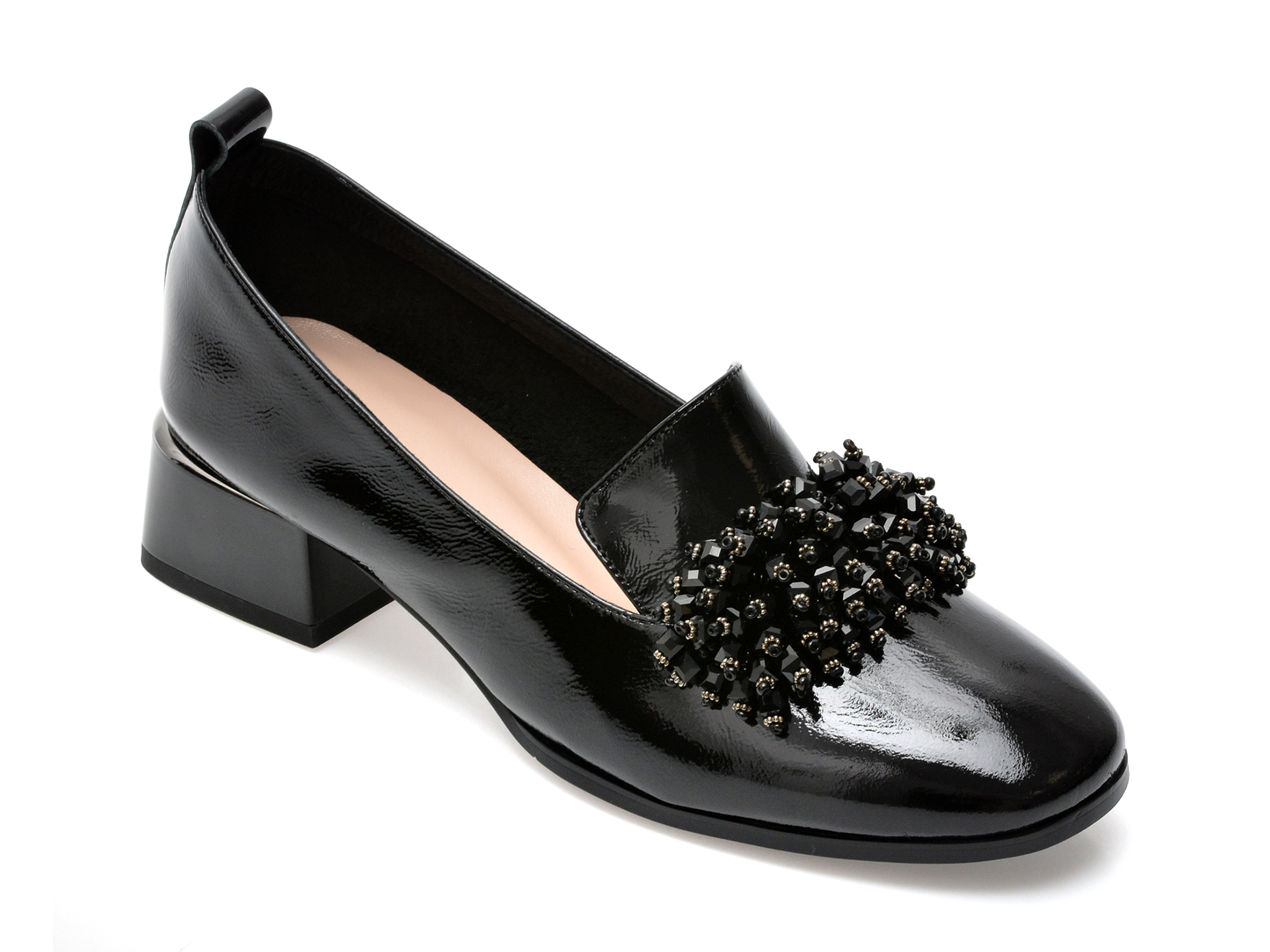Pantofi EPICA negri, din piele naturala | TEZYO.ro