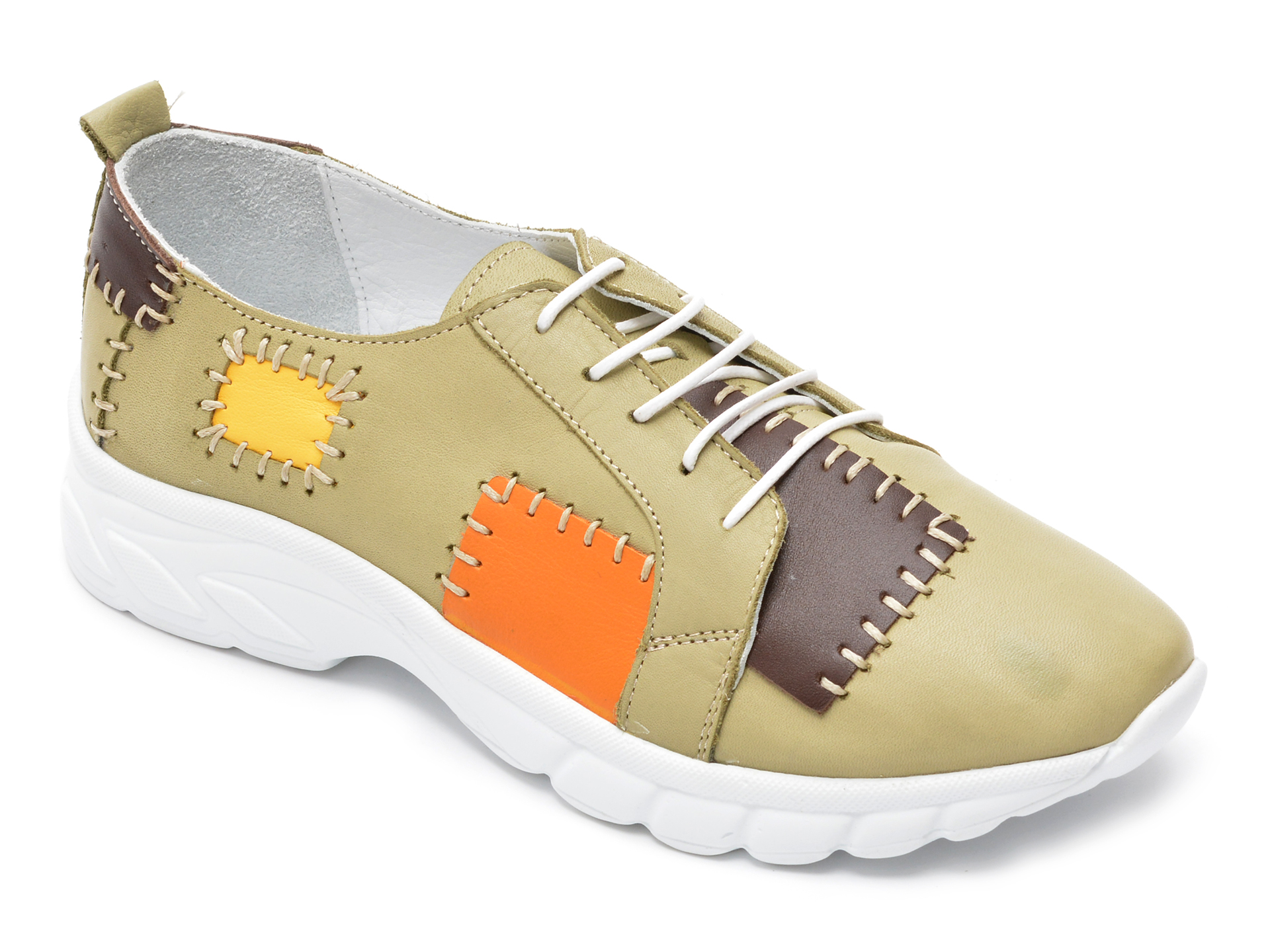 Pantofi FERLENZ verzi, 2621107, din piele naturala 2023 ❤️ Pret Super tezyo.ro imagine noua 2022