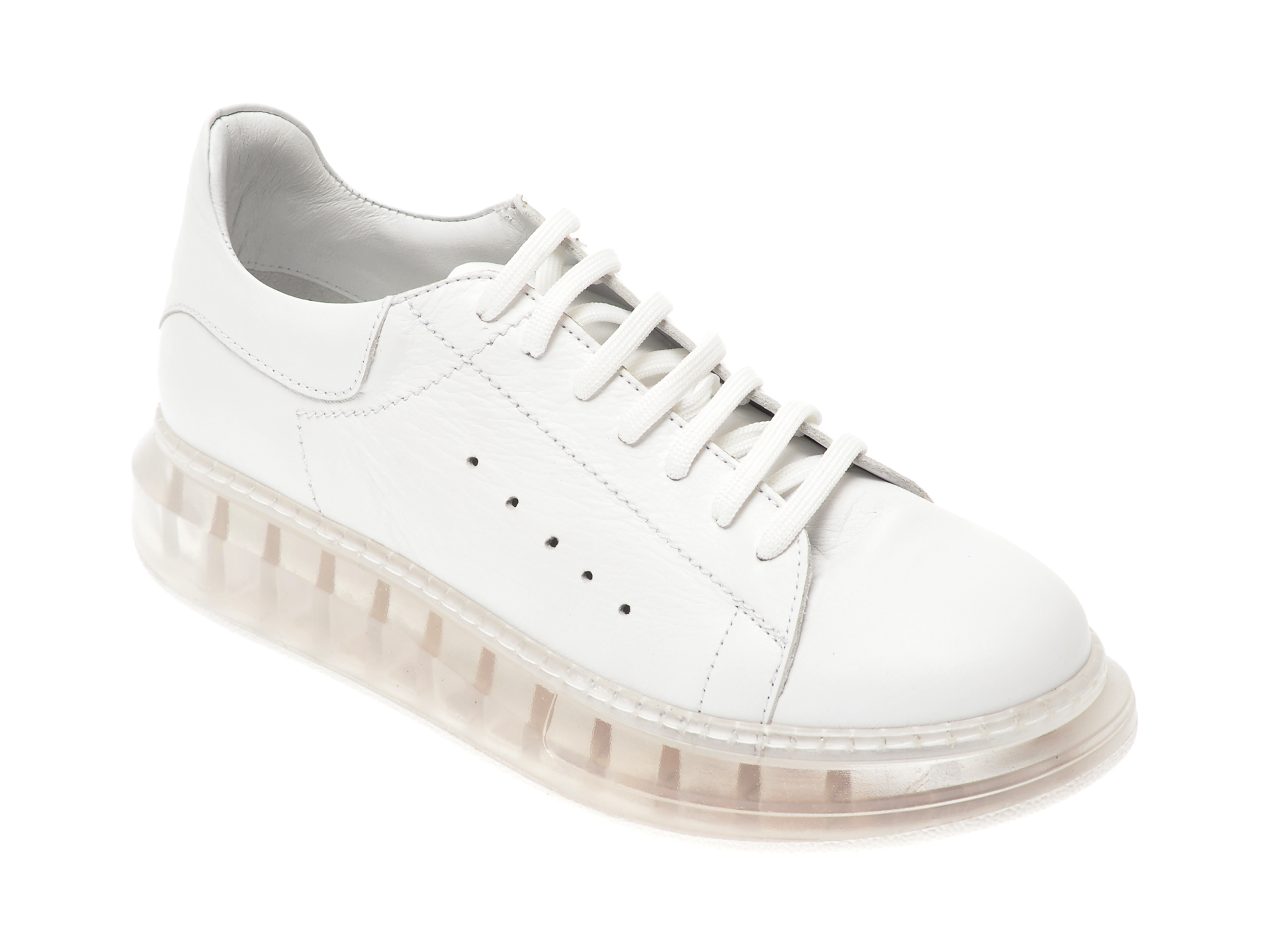 Pantofi FLAVIA PASSINI albi, 05455, din piele naturala