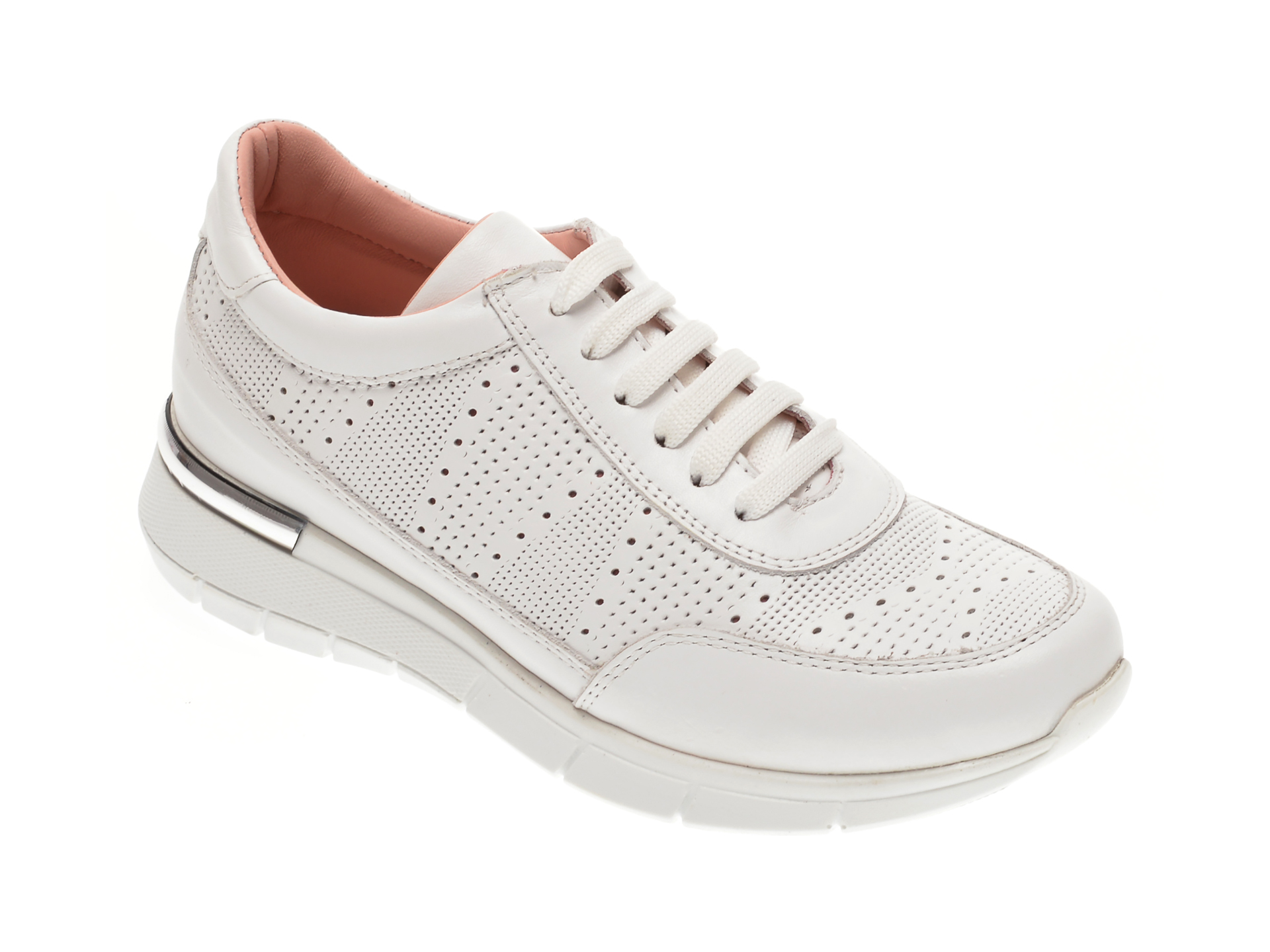 Pantofi FLAVIA PASSINI albi, 1251277, din piele naturala