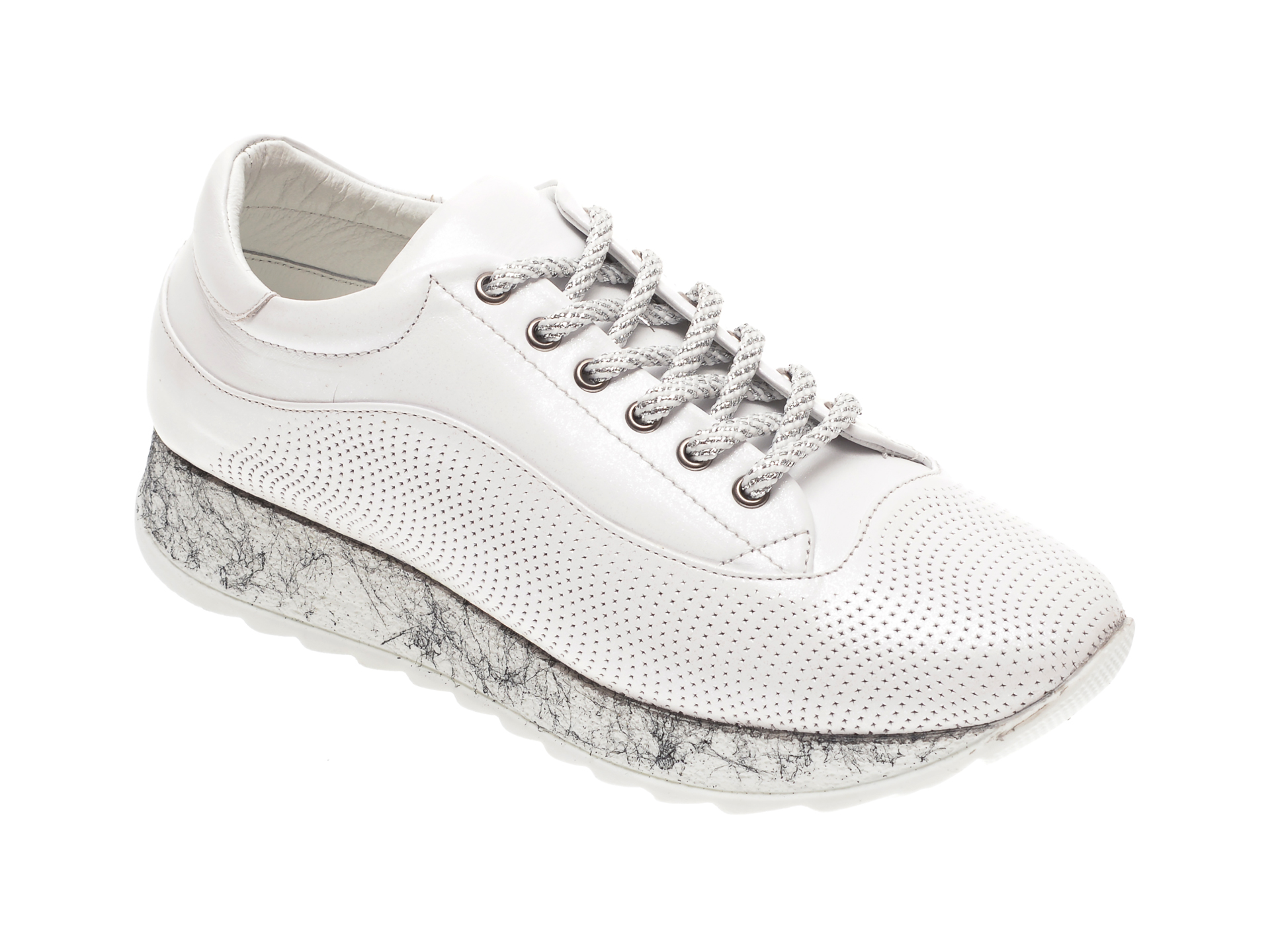 Pantofi FLAVIA PASSINI albi, 2012751, din piele naturala