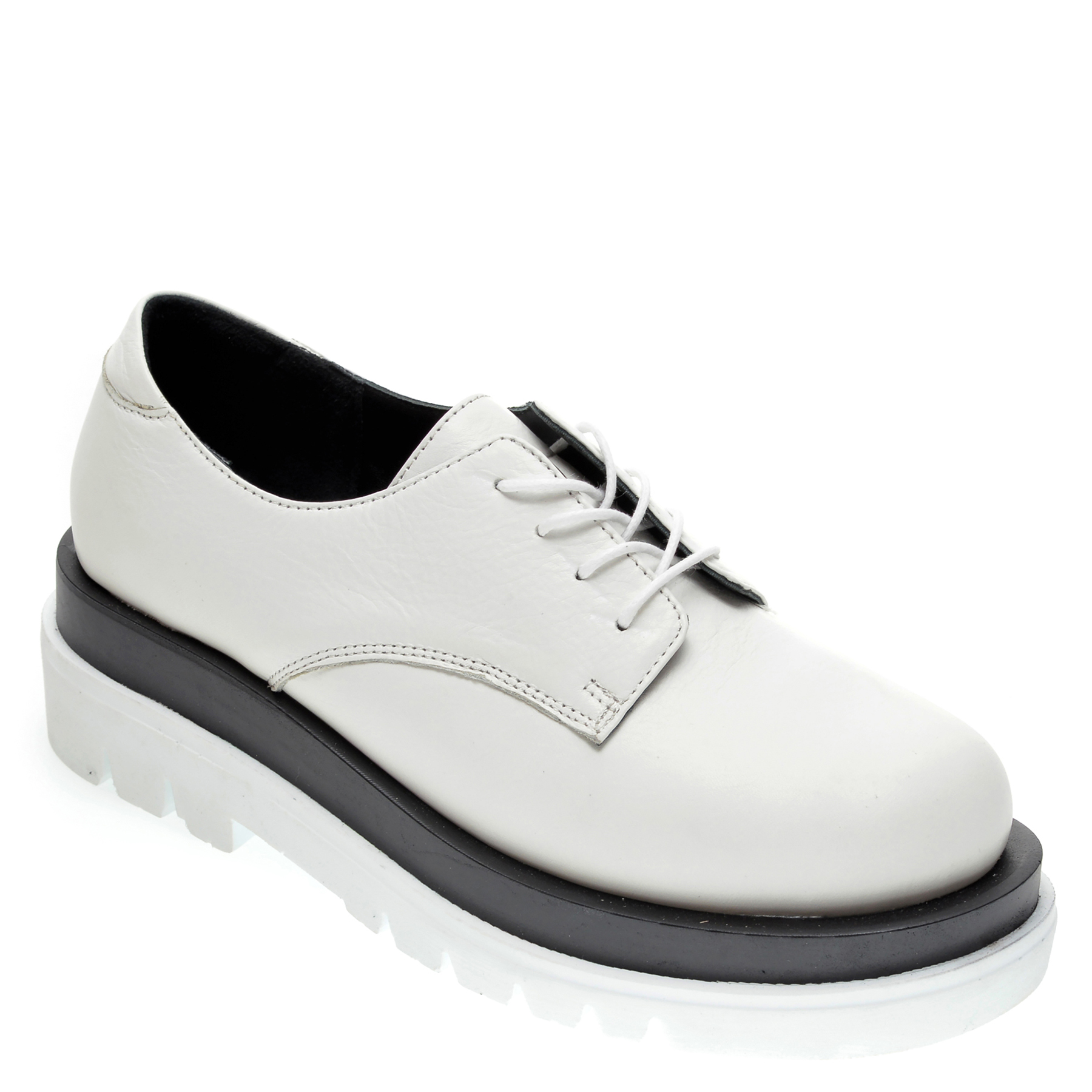 Pantofi FLAVIA PASSINI albi, 2024, din piele naturala