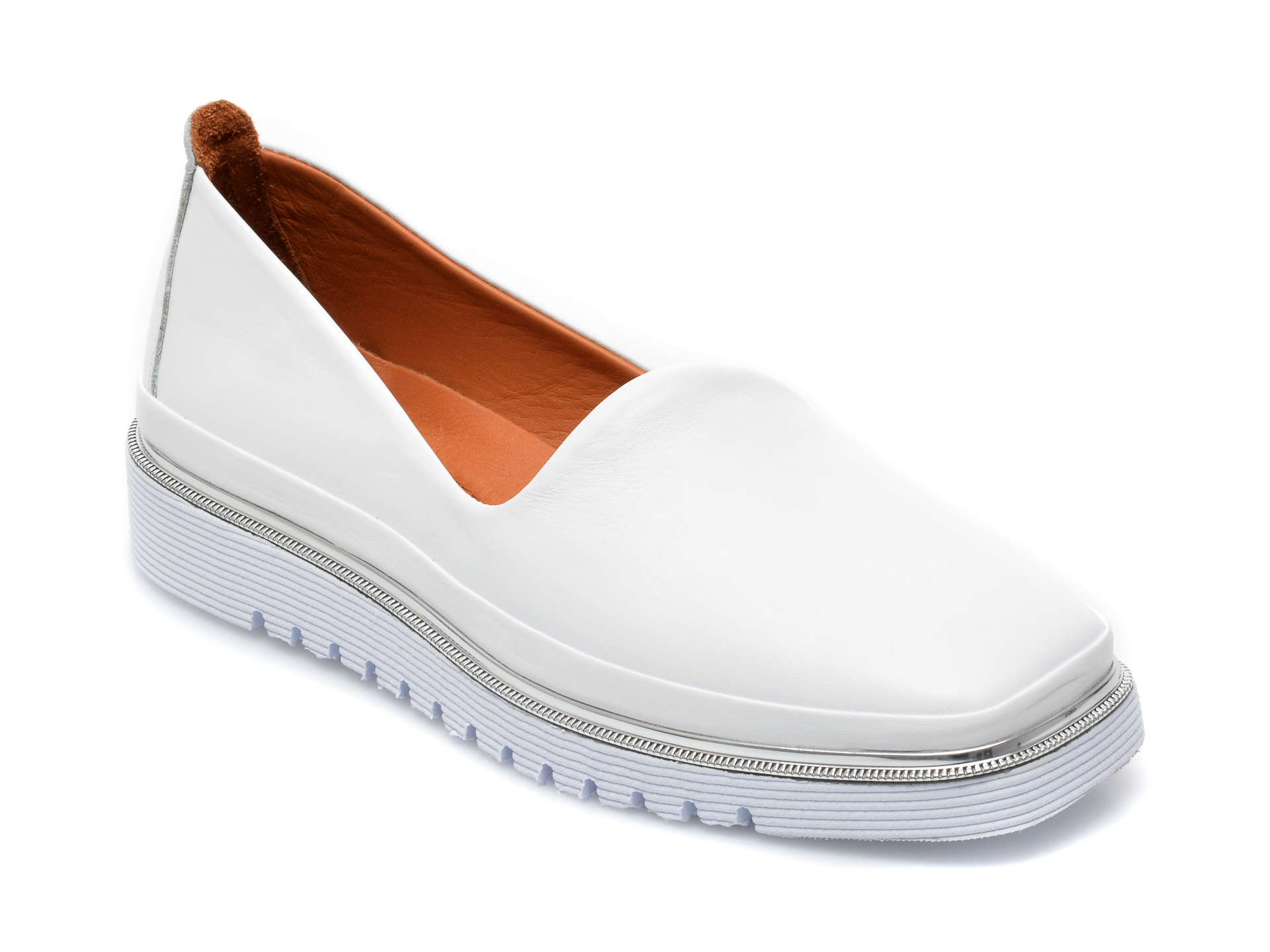 Pantofi FLAVIA PASSINI albi, 993103, din piele naturala