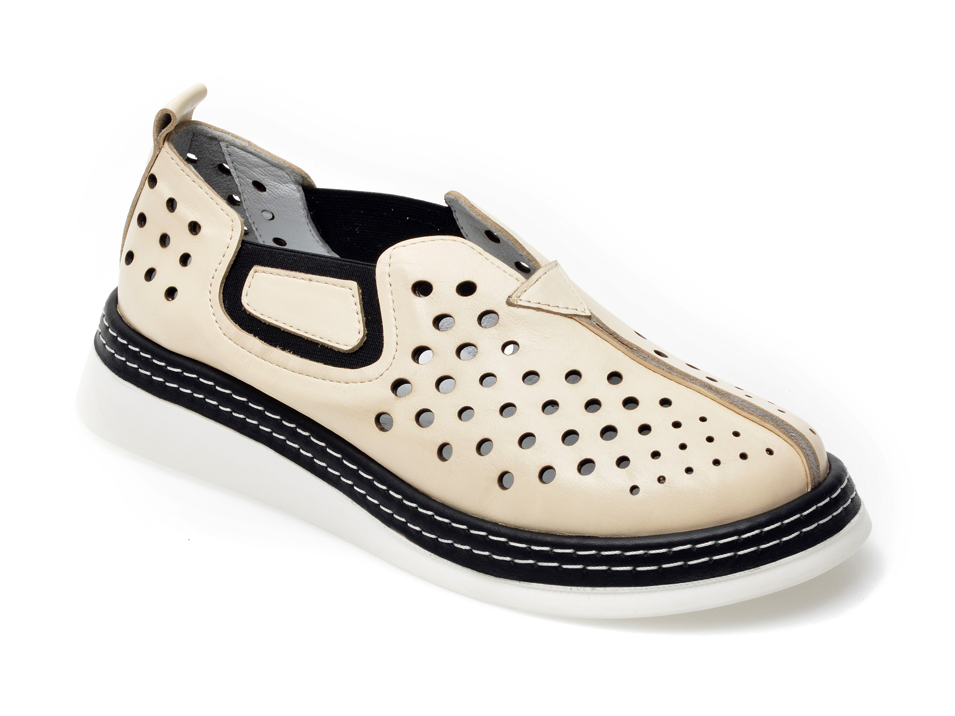 Pantofi FLAVIA PASSINI bej, 159532, din piele naturala