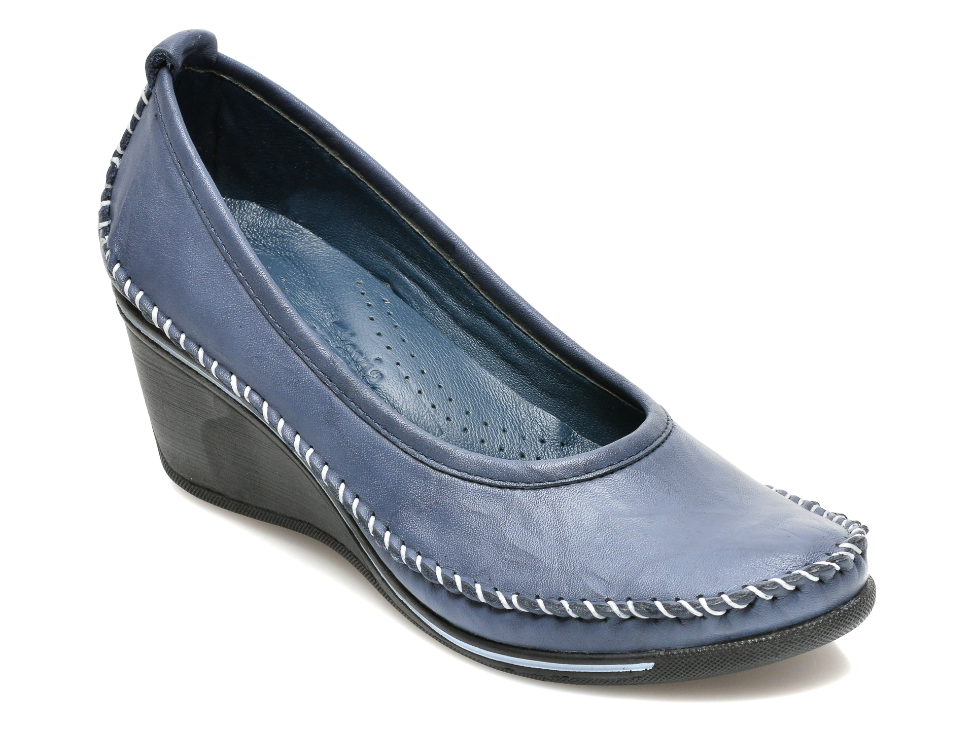 Pantofi FLAVIA PASSINI bleumarin, ARS134, din piele naturala