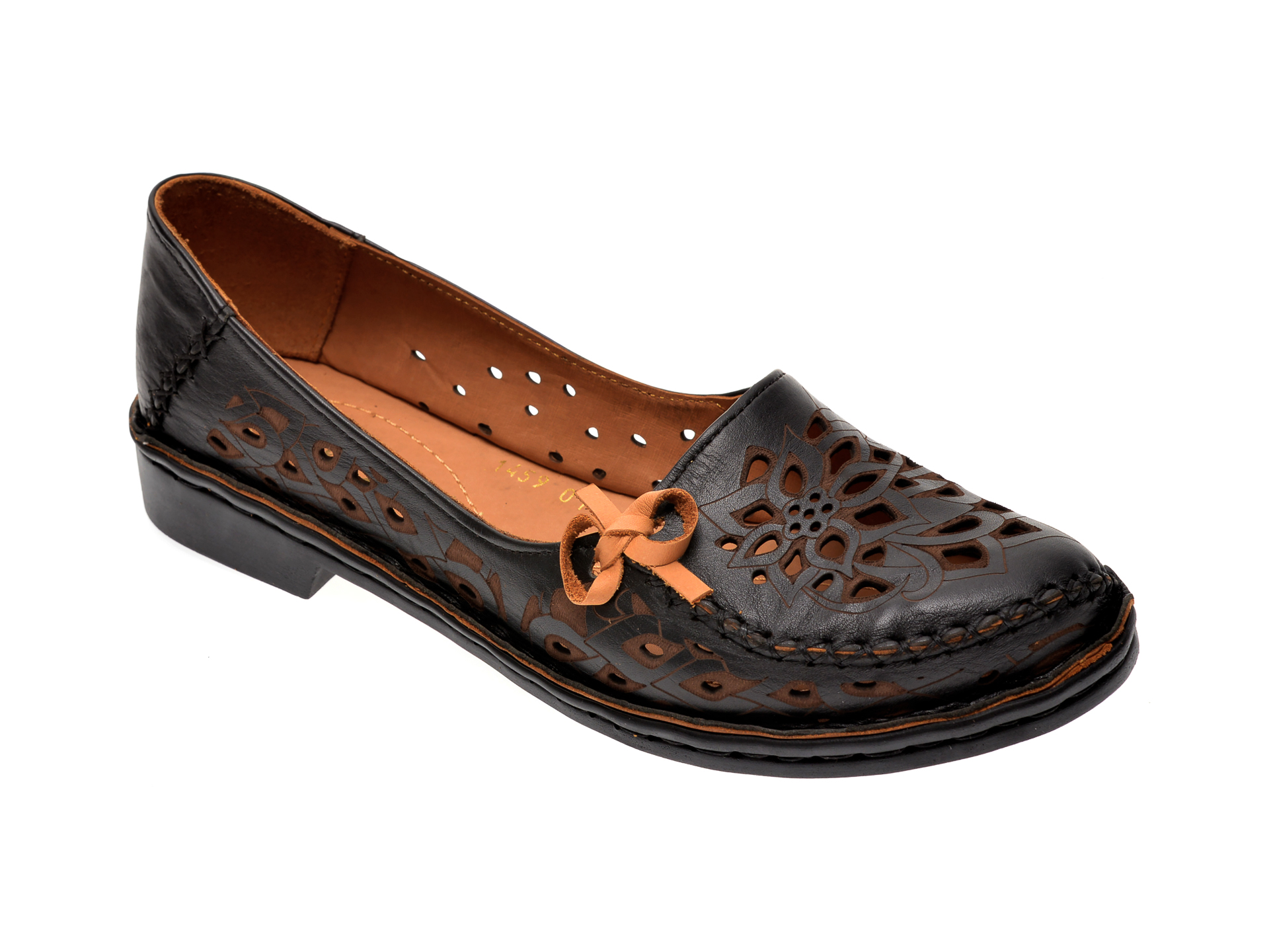Pantofi FLAVIA PASSINI negri, 10410, din piele naturala
