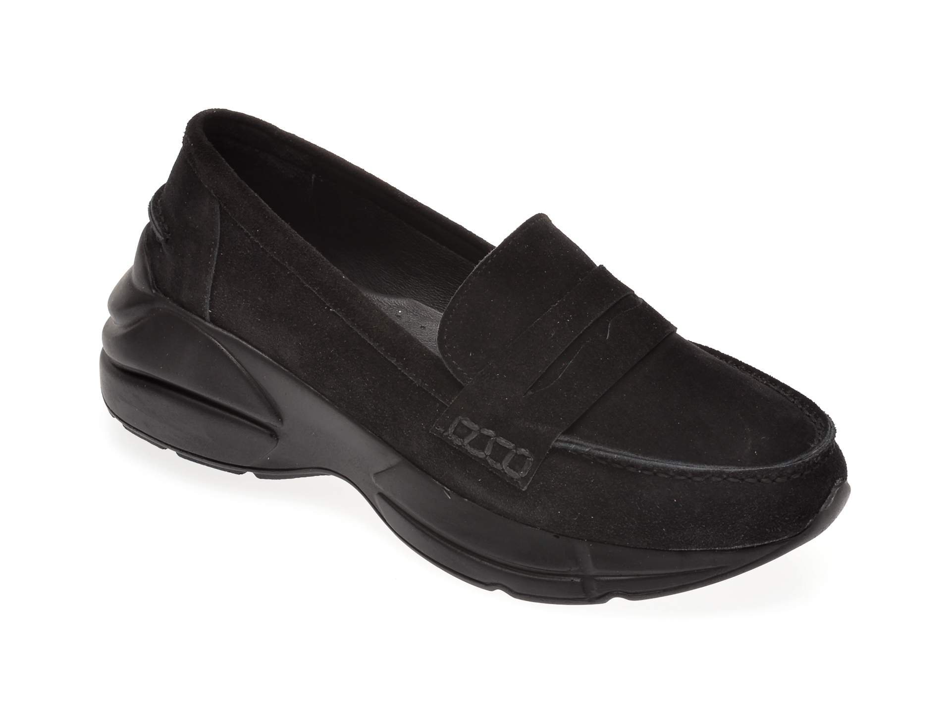 Pantofi FLAVIA PASSINI negri, 125951, din piele intoarsa