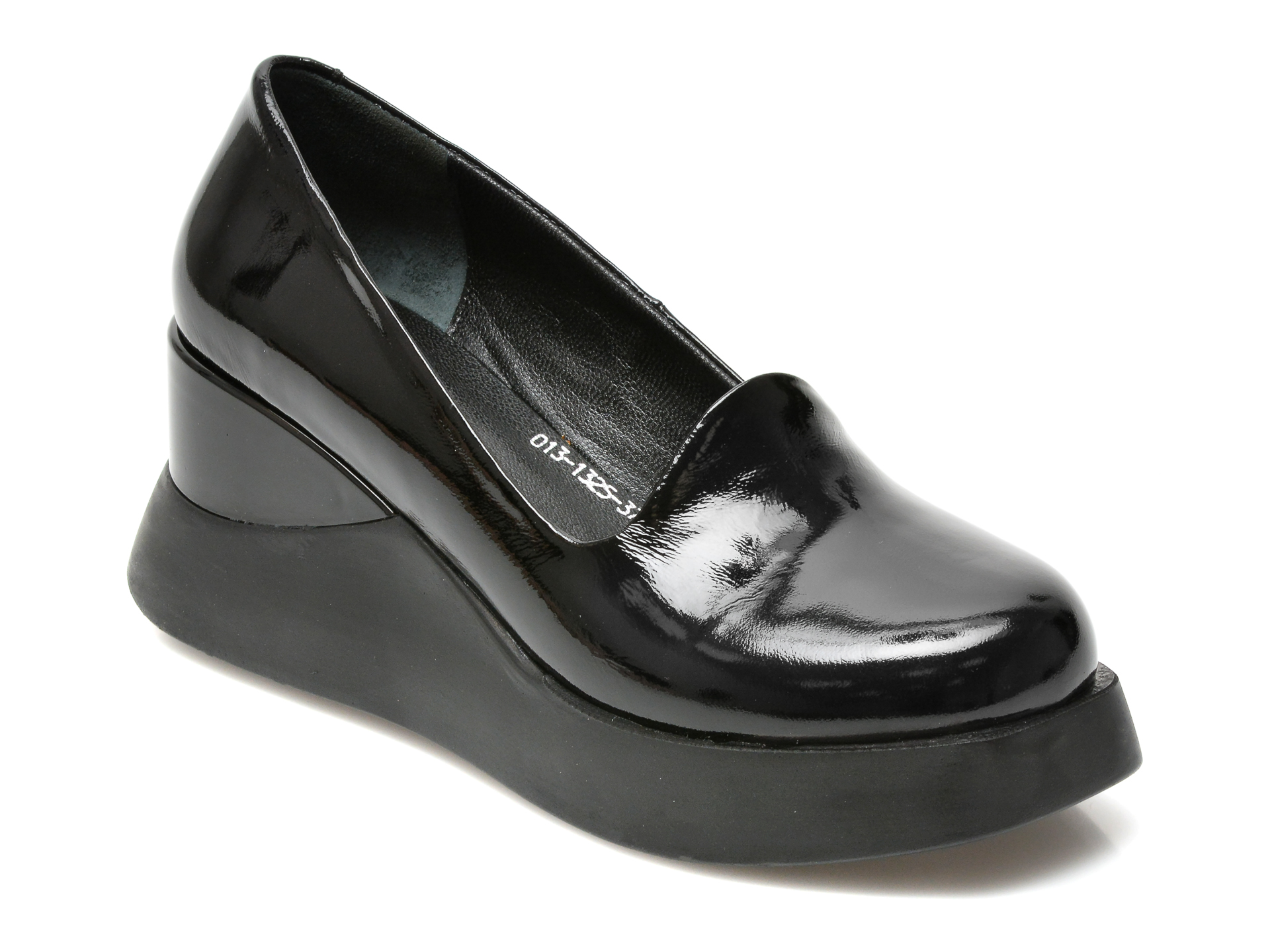 Pantofi FLAVIA PASSINI negri, 131325, din piele naturala lacuita