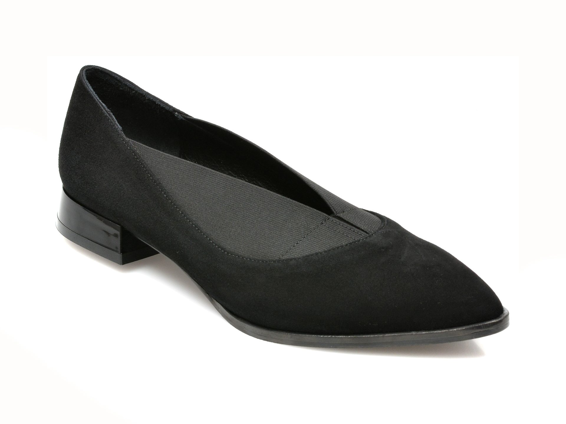 Pantofi FLAVIA PASSINI negri, 200345, din piele intoarsa
