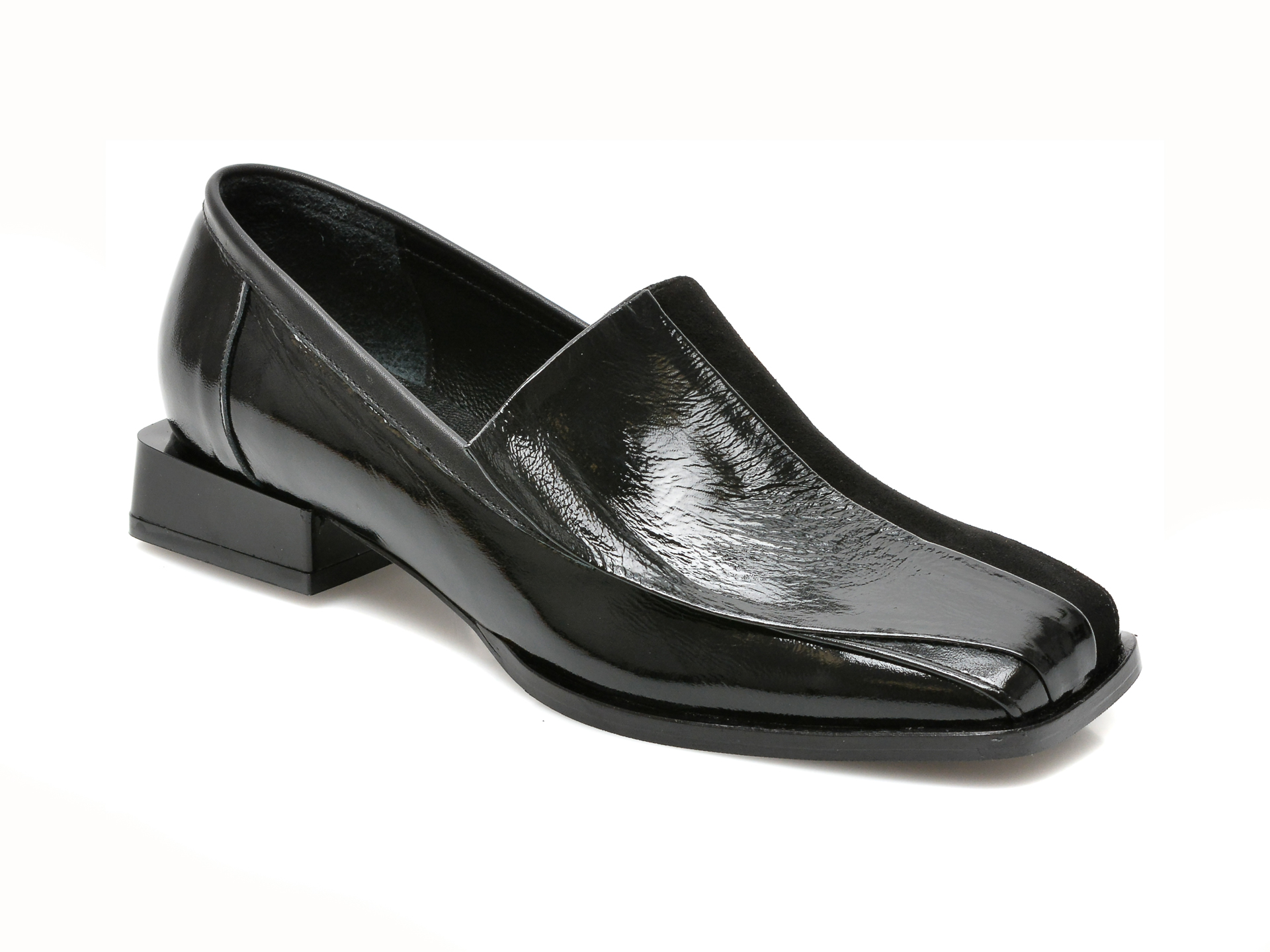 Pantofi FLAVIA PASSINI negri, 200358, din piele naturala lacuita