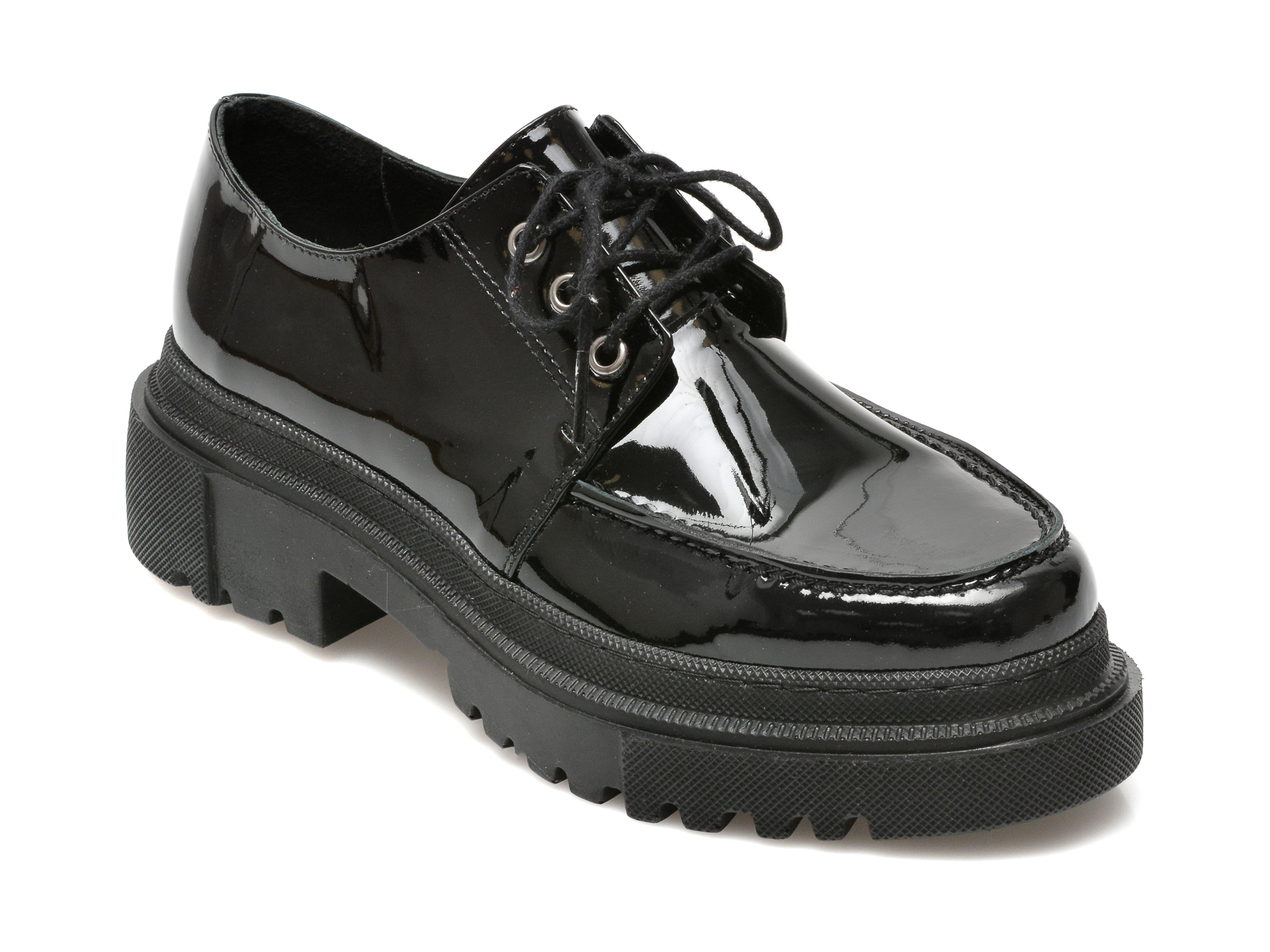 Pantofi FLAVIA PASSINI negri, 21900, din piele naturala lacuita