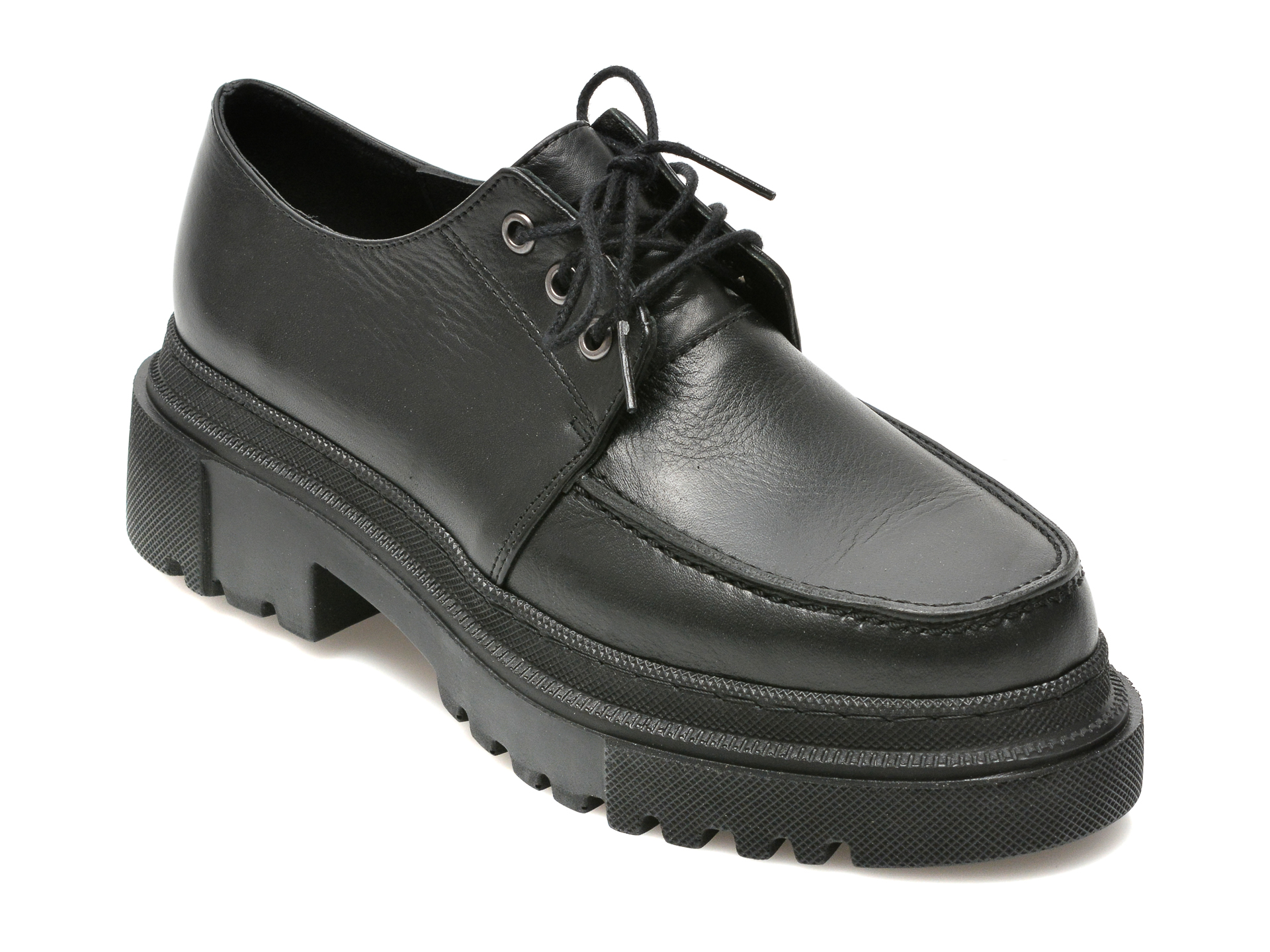 Pantofi FLAVIA PASSINI negri, 21900, din piele naturala Flavia Passini imagine noua