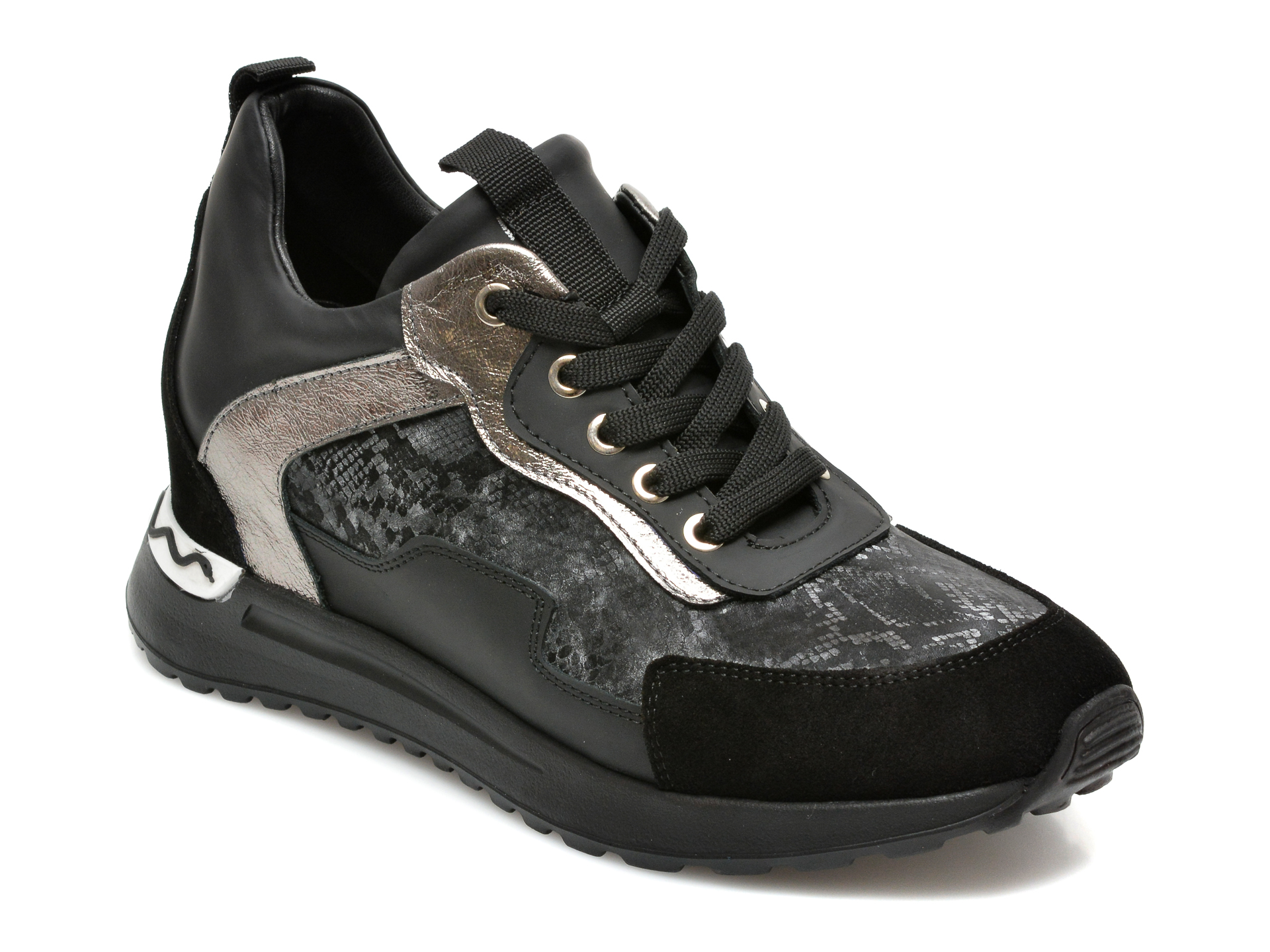 Pantofi FLAVIA PASSINI negri, 2267573, din piele naturala Flavia Passini imagine reduceri