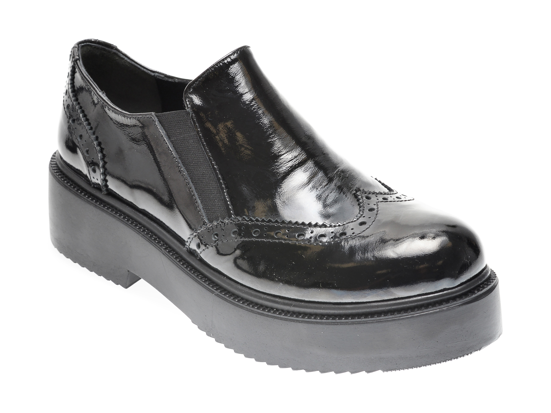 Pantofi FLAVIA PASSINI negri, 294333, din piele naturala lacuita
