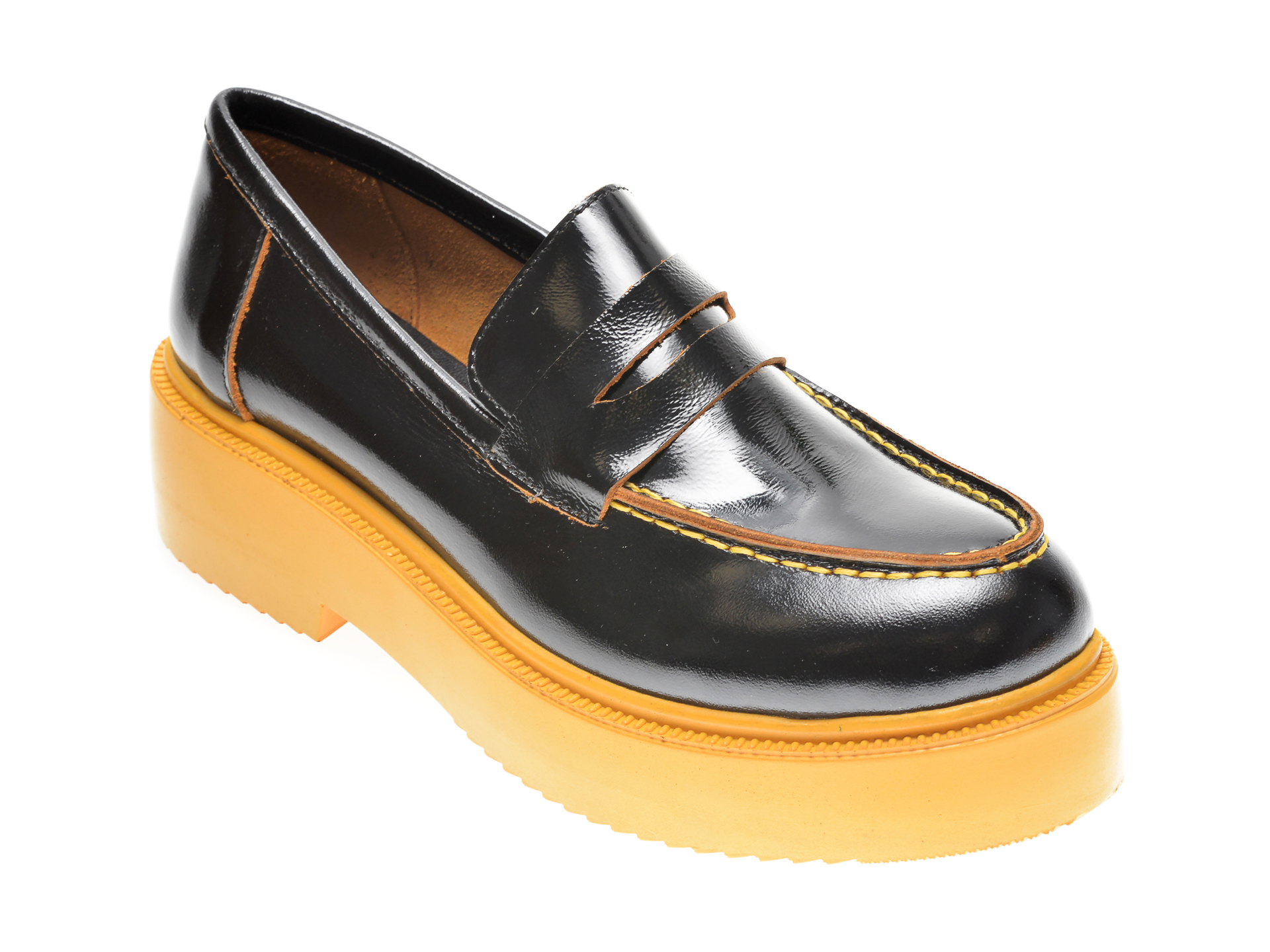 Pantofi FLAVIA PASSINI negri, 2947273, din piele naturala lacuita