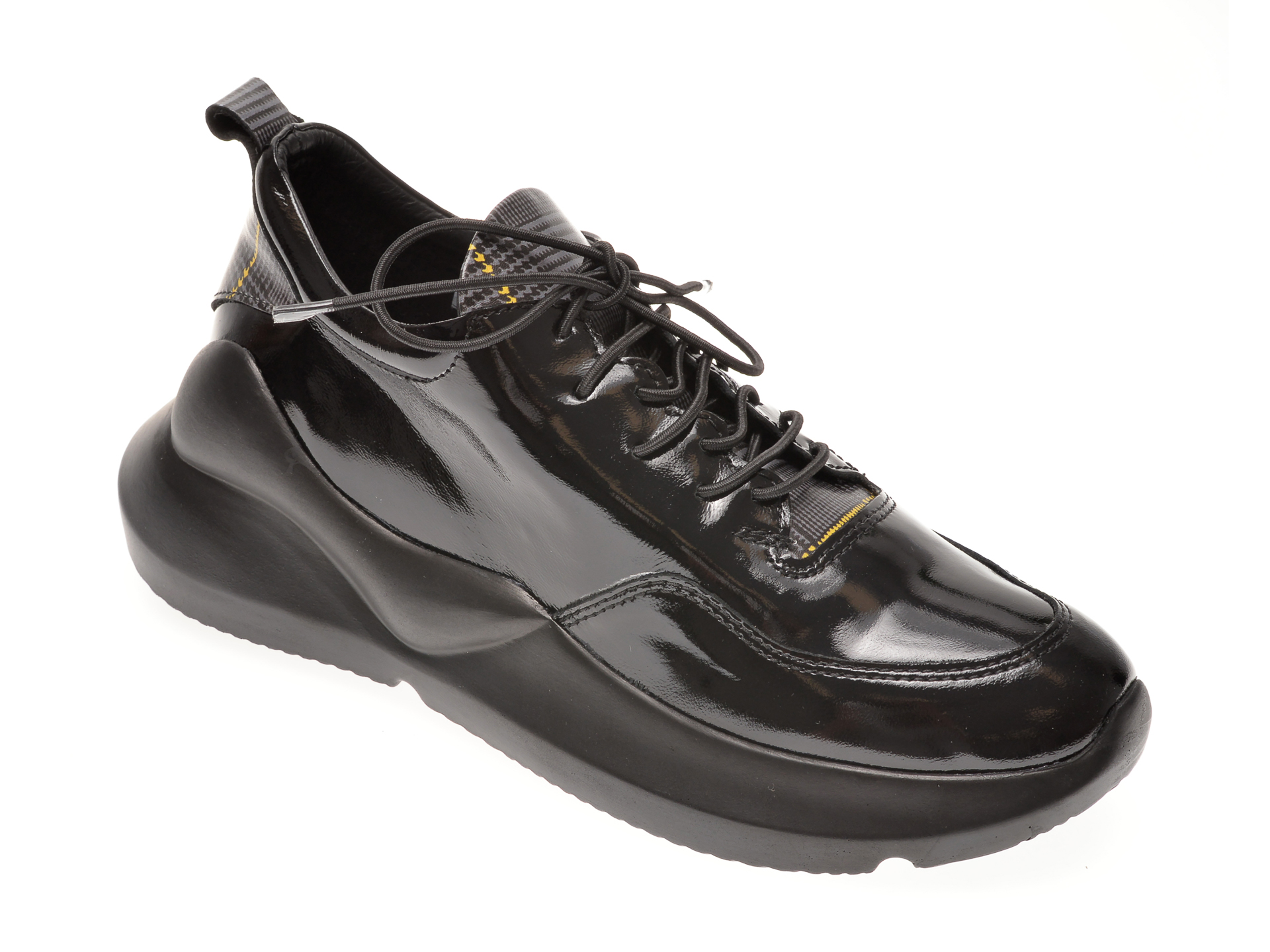 Pantofi FLAVIA PASSINI negri, 471591, din piele naturala lacuita