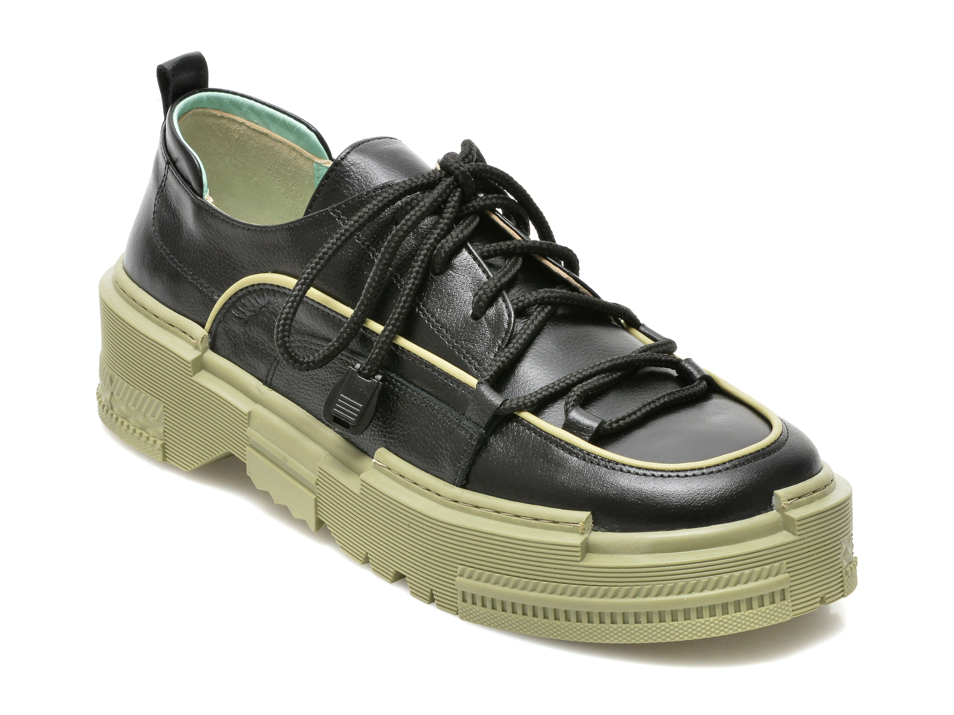 Pantofi FLAVIA PASSINI negri, 9140, din piele naturala Flavia Passini imagine noua
