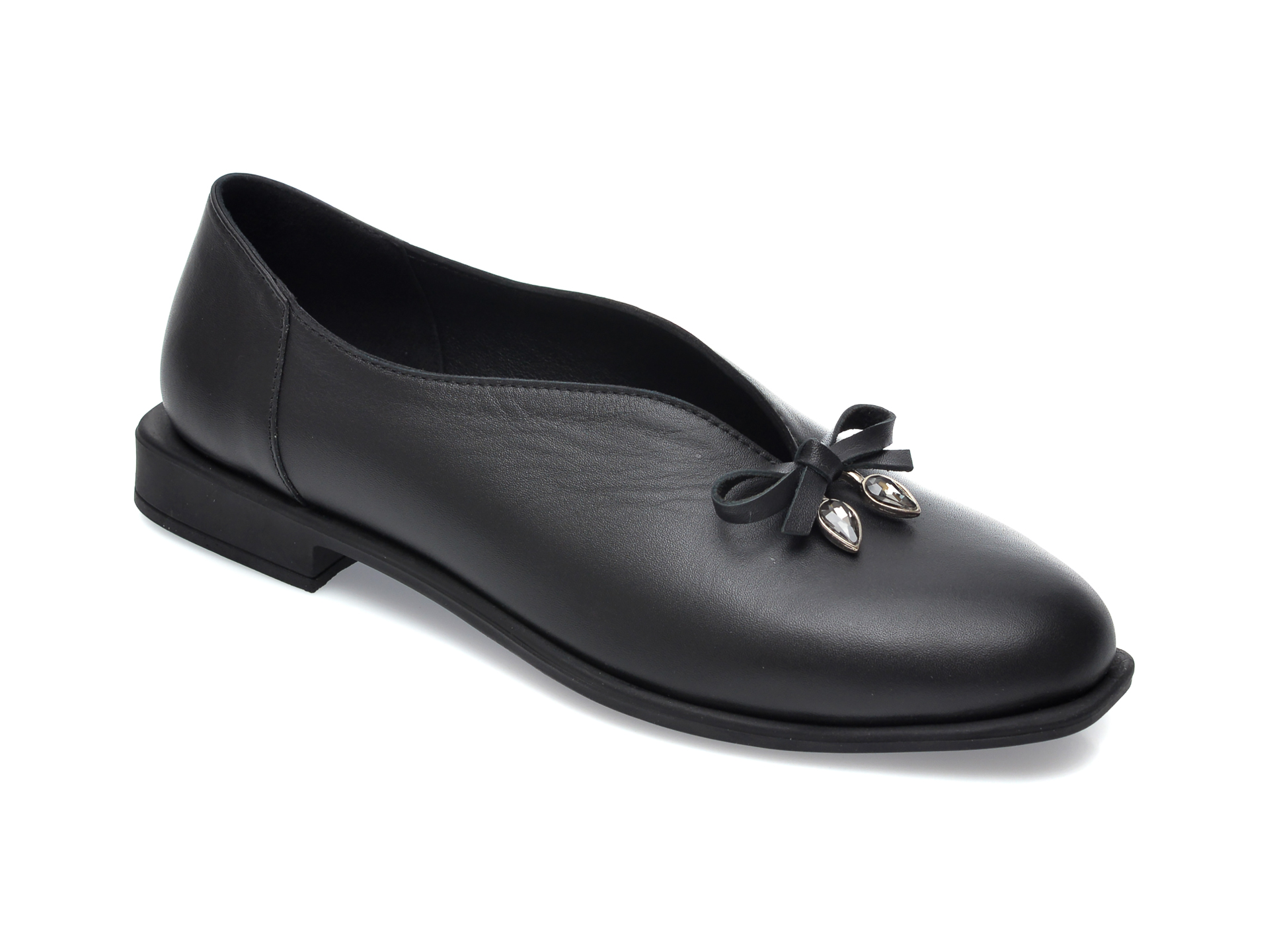 Pantofi FLAVIA PASSINI negri, 9557, din piele naturala