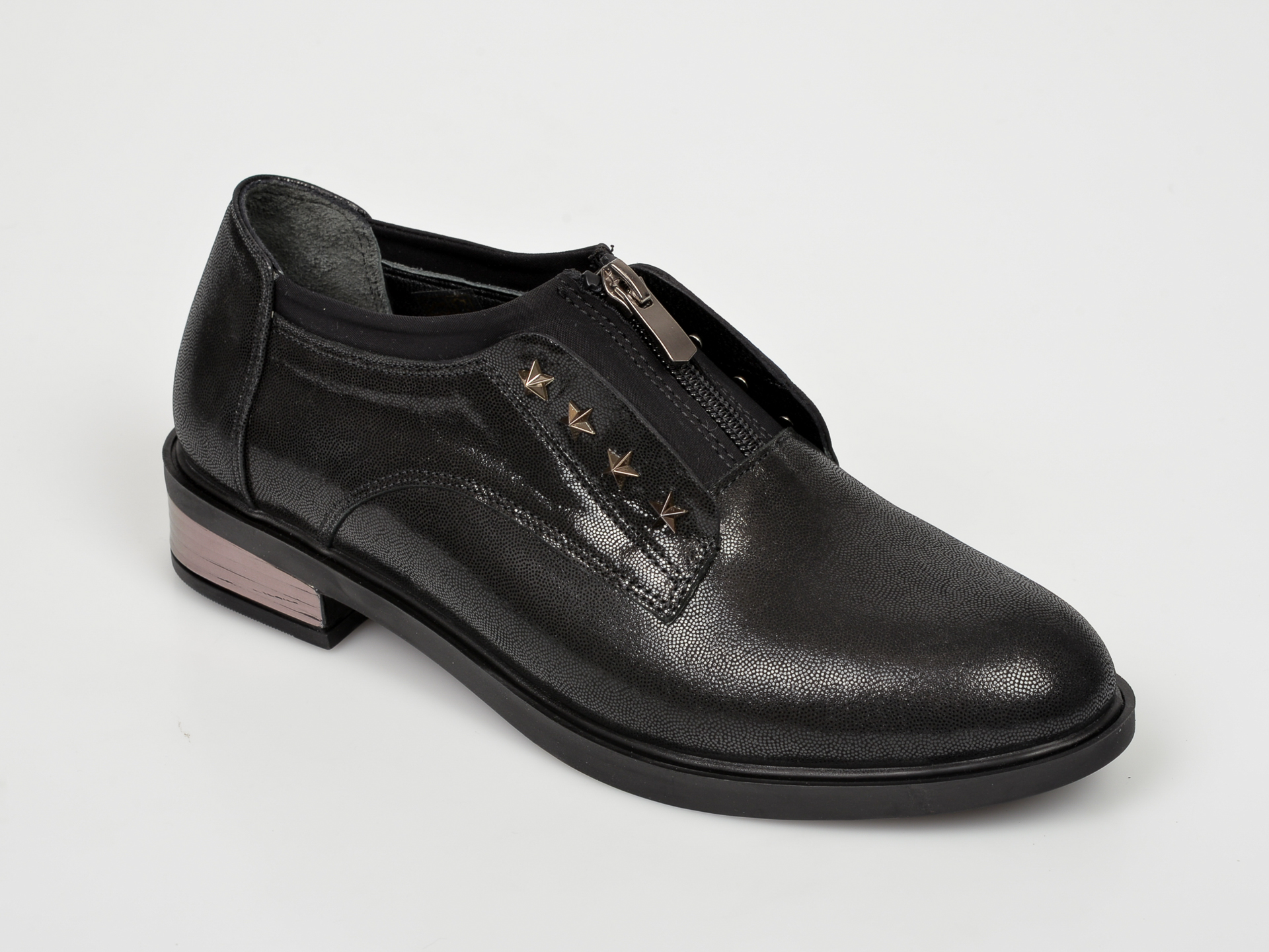 Pantofi FLAVIA PASSINI negri, NR8002, din piele naturala