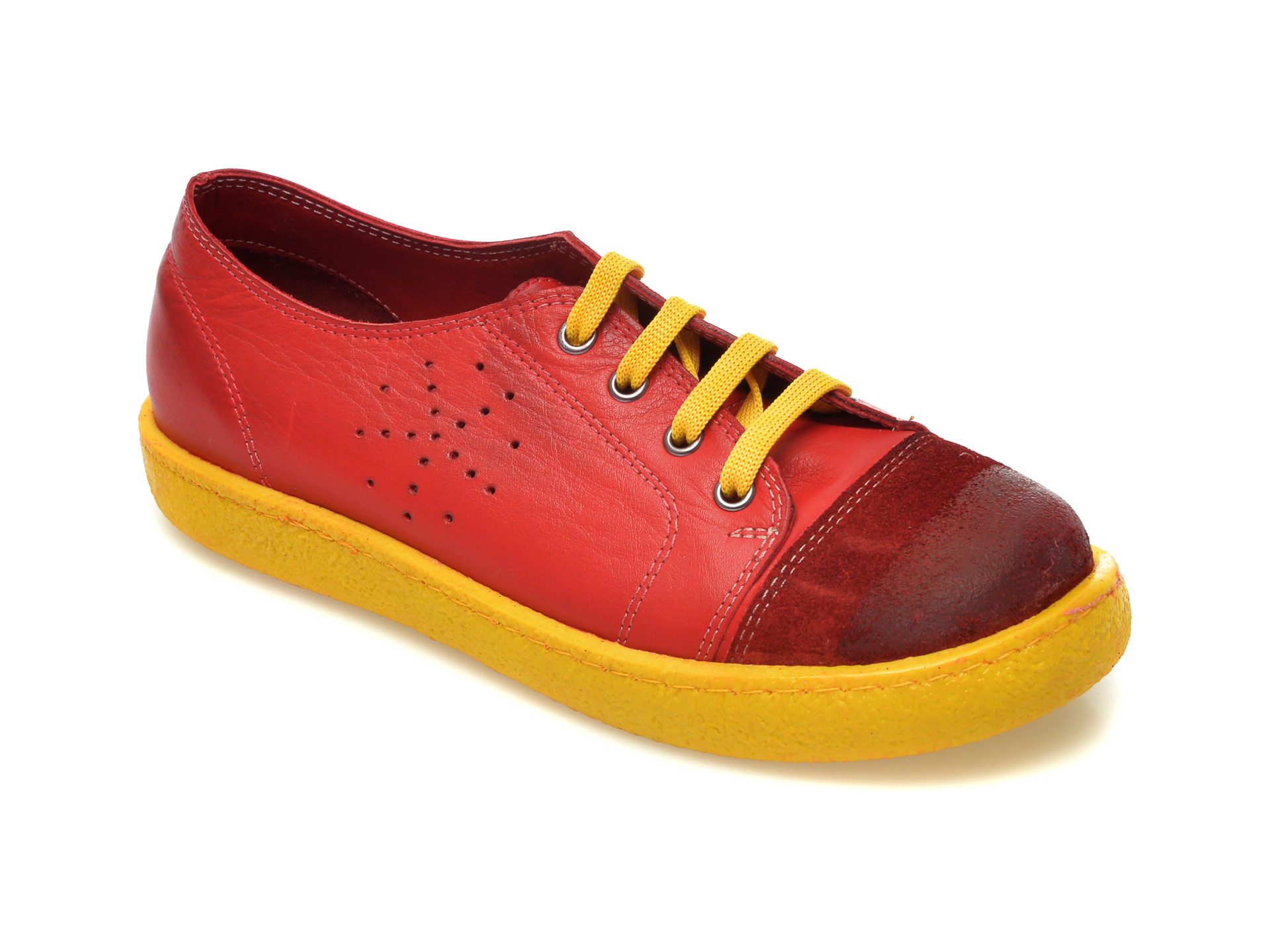 Pantofi FLAVIA PASSINI rosii, 20716, din piele naturala