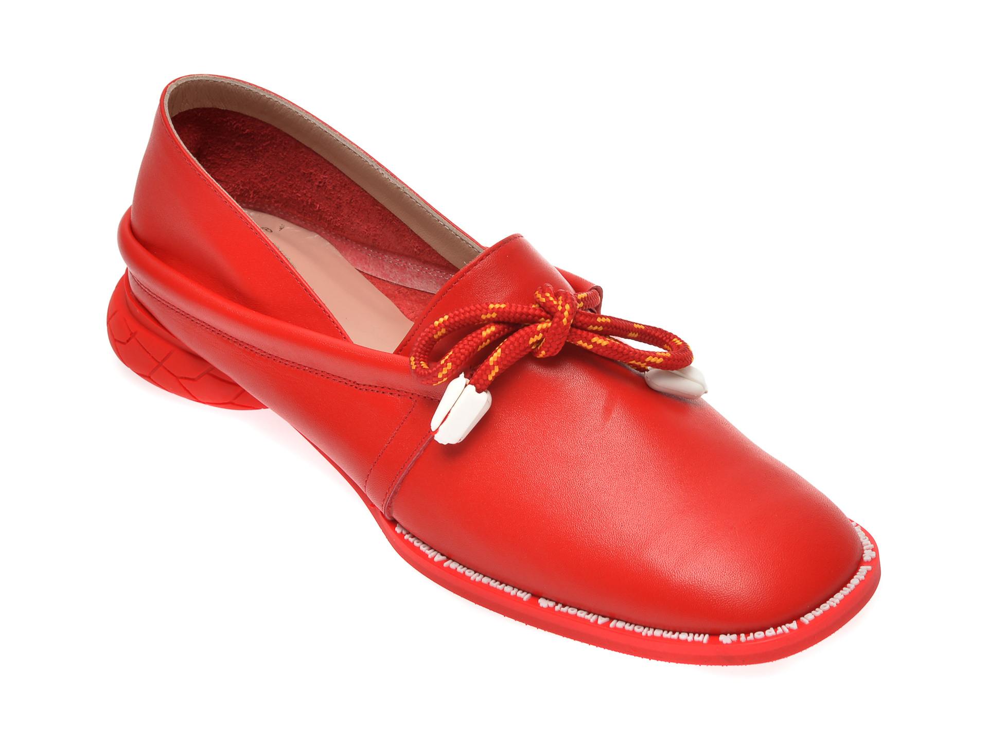 Pantofi FLAVIA PASSINI rosii, GM4515, din piele naturala