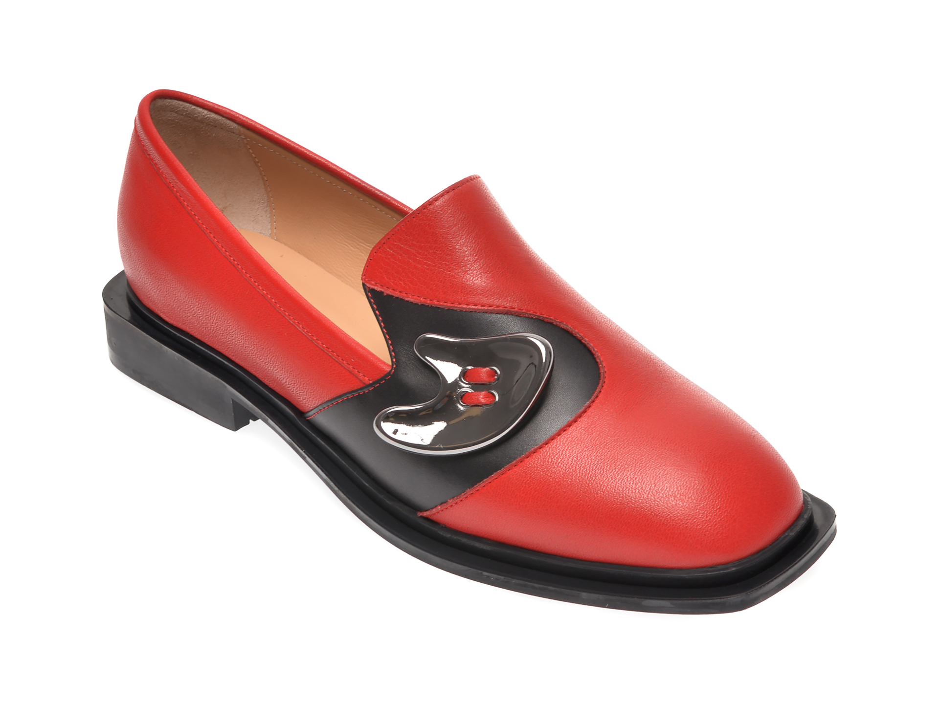 Pantofi FLAVIA PASSINI rosii, LV673, din piele naturala