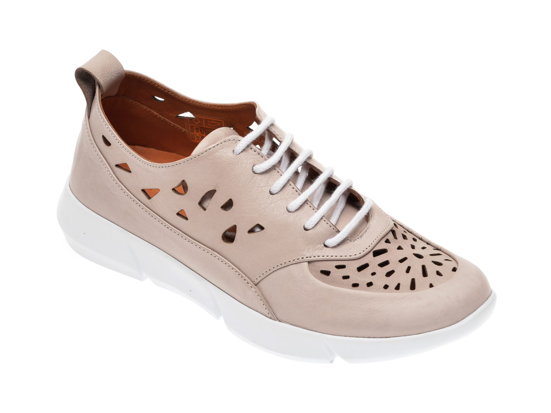 Pantofi FLAVIA PASSINI taupe, 283661, din piele naturala