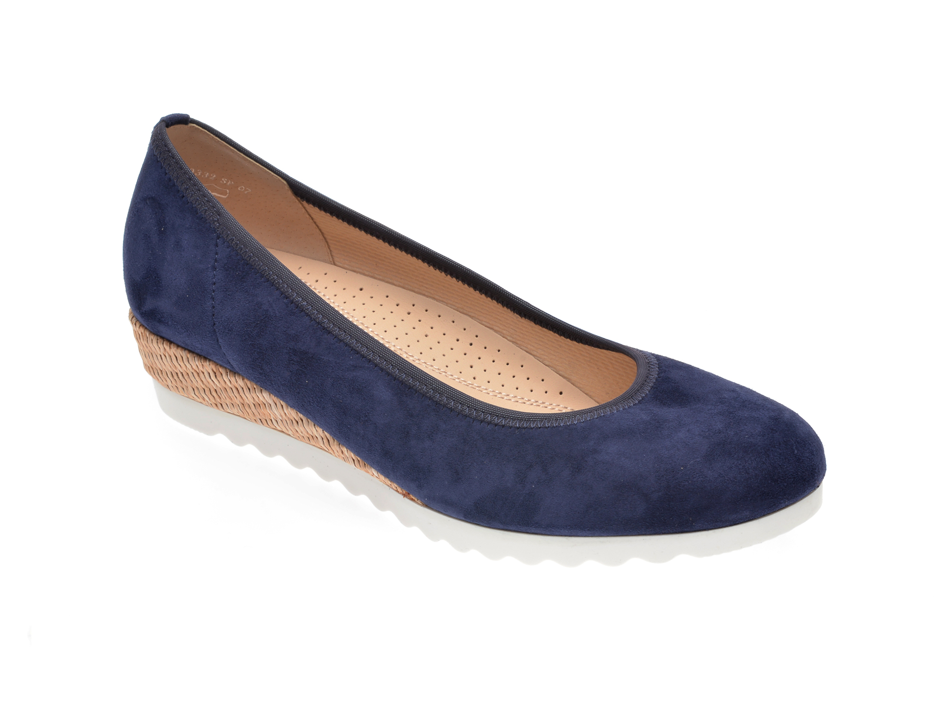 Pantofi GABOR bleumarin, 42641, din piele intoarsa