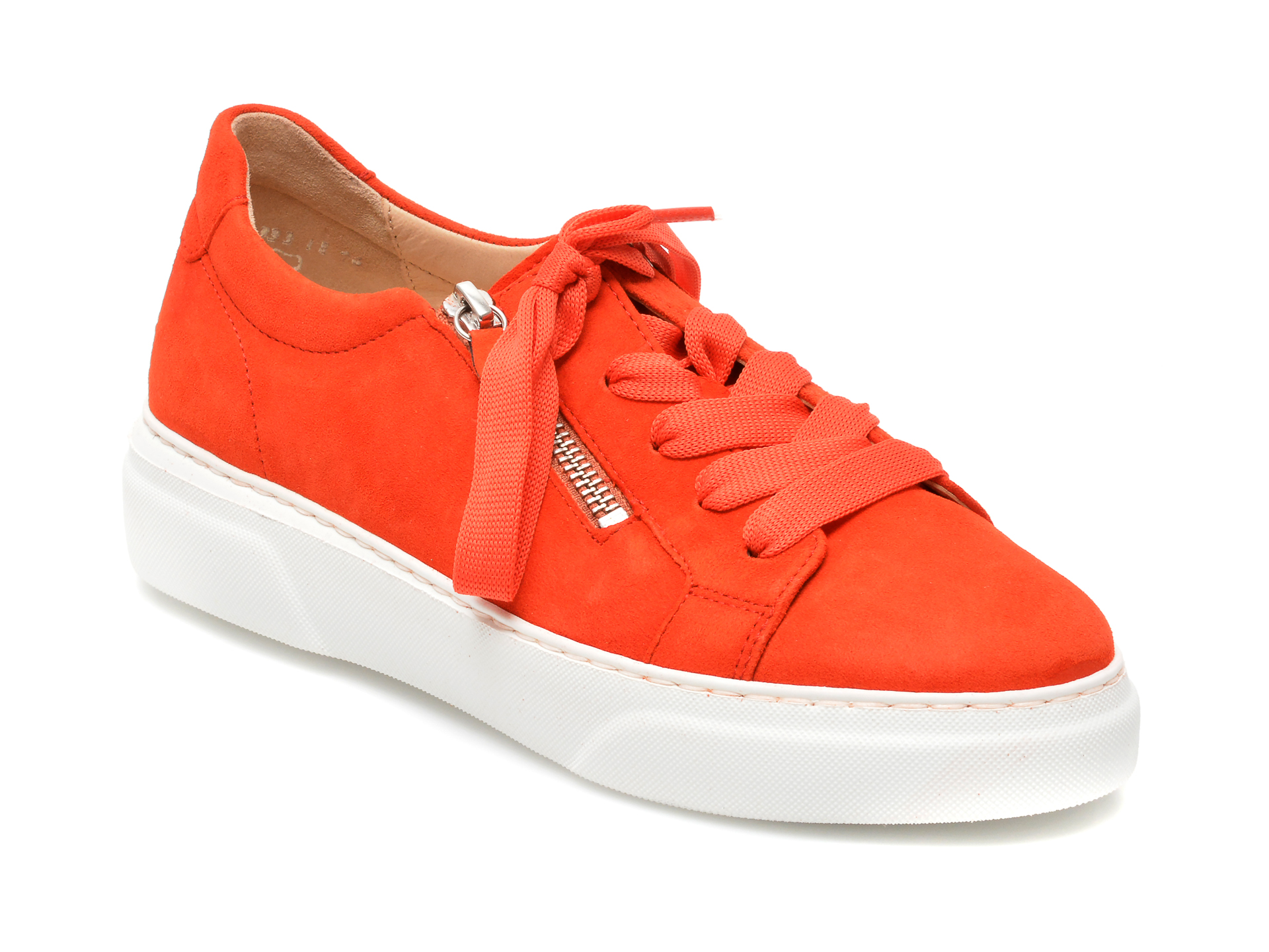 Pantofi GABOR portocalii, 43314, din piele intoarsa
