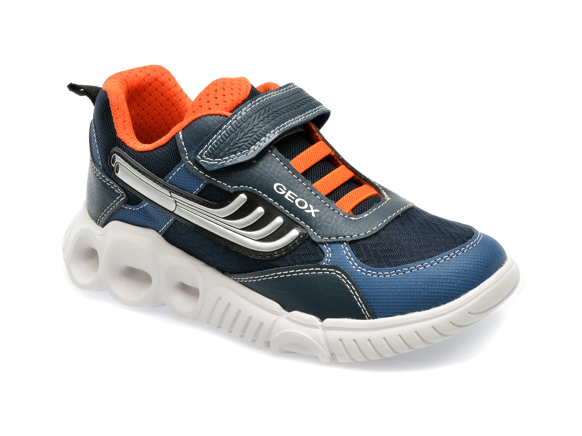 Pantofi GEOX bleumarin, J35GAA, din piele ecologica