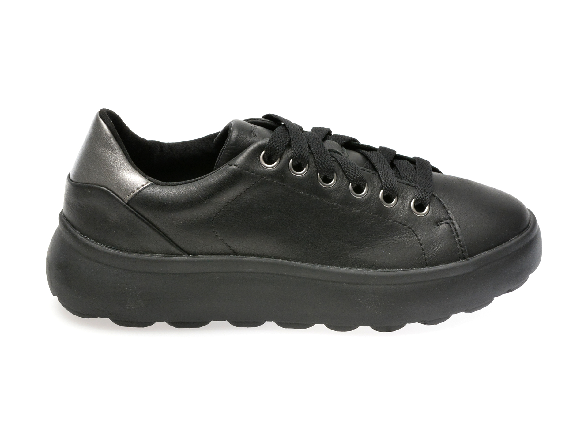 Pantofi GEOX negri, D35TCB, din piele naturala