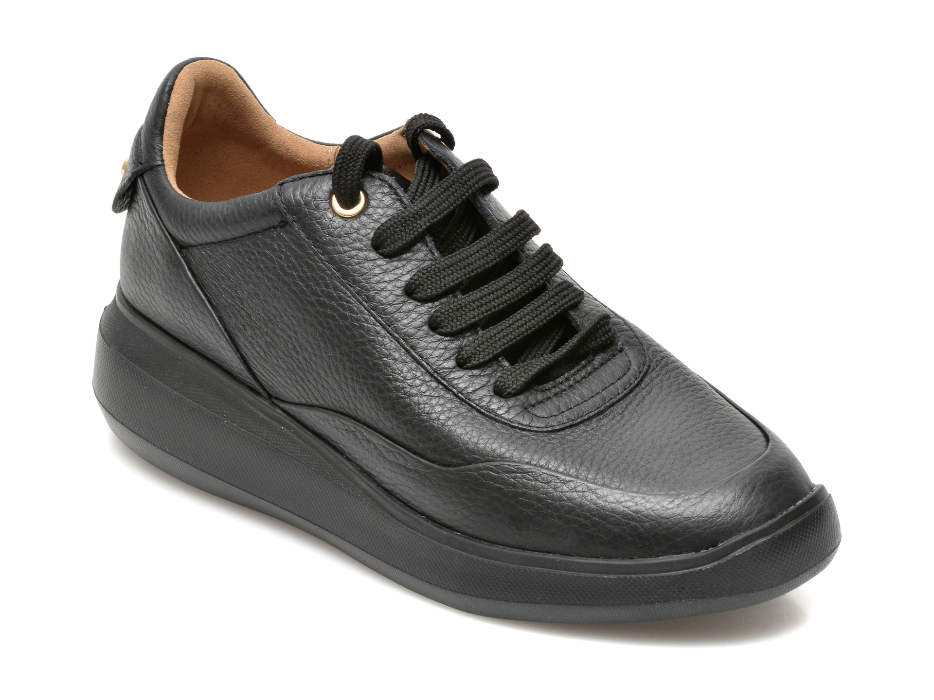 Pantofi GEOX negri, D84APA, din piele naturala